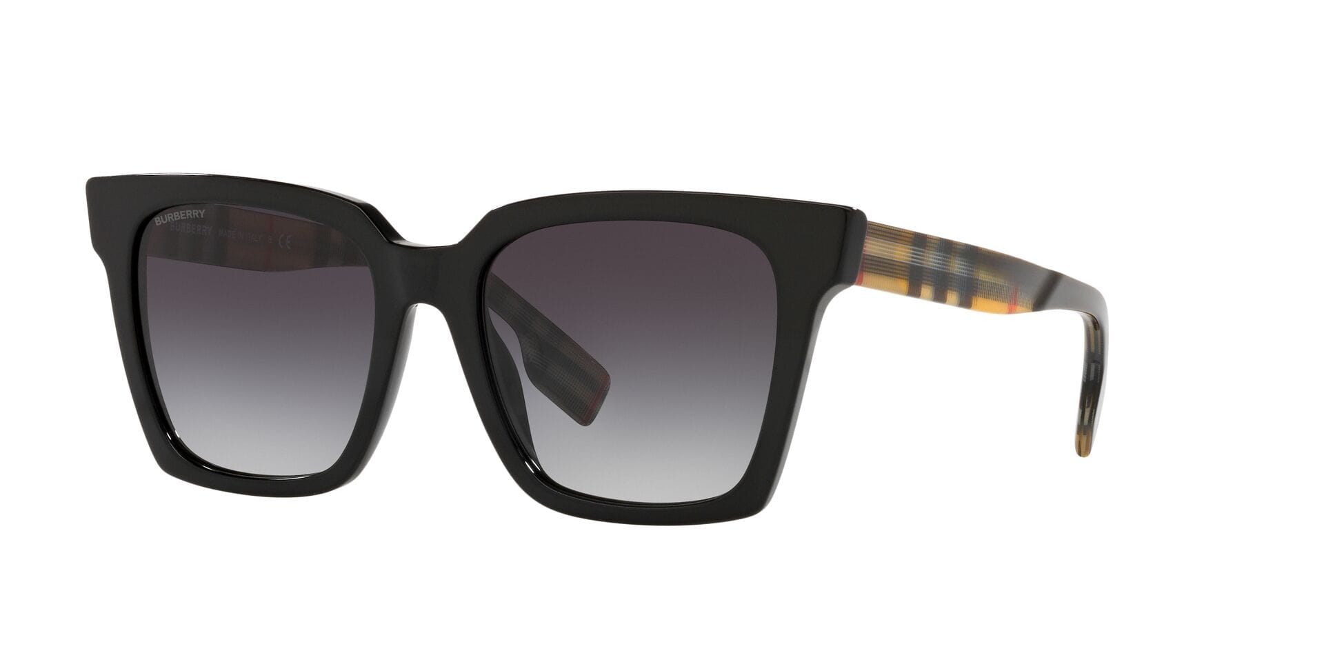 Burberry 0BE4335 Sunglass Black Female Full Shell Sunglass — Black frame — view 2