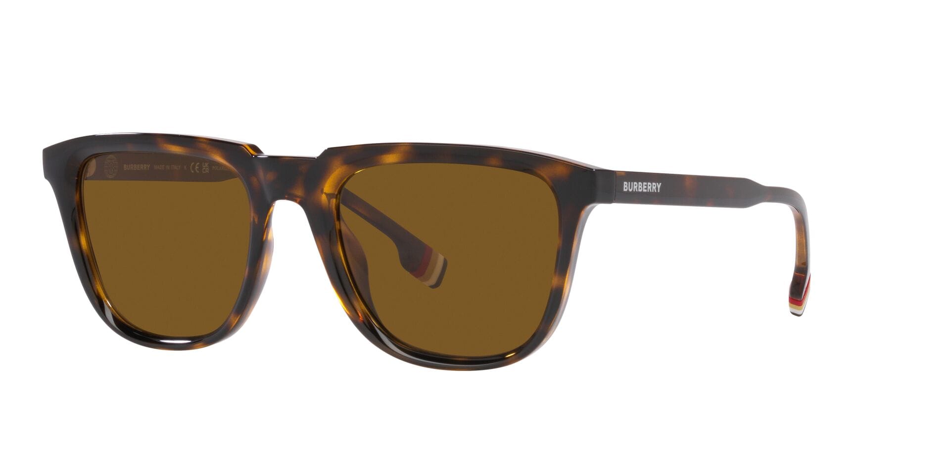 Burberry 0BE4381U Sunglass Havana Male Full Shell Sunglass — Havana frame — view 1