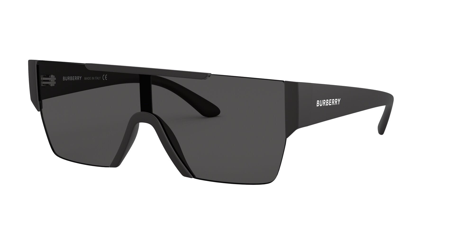 Burberry B 4291 3464/87 3N 0BE4291 Sunglass Matt Black Male RimLess S Sunglass — Matt Black frame — view 1