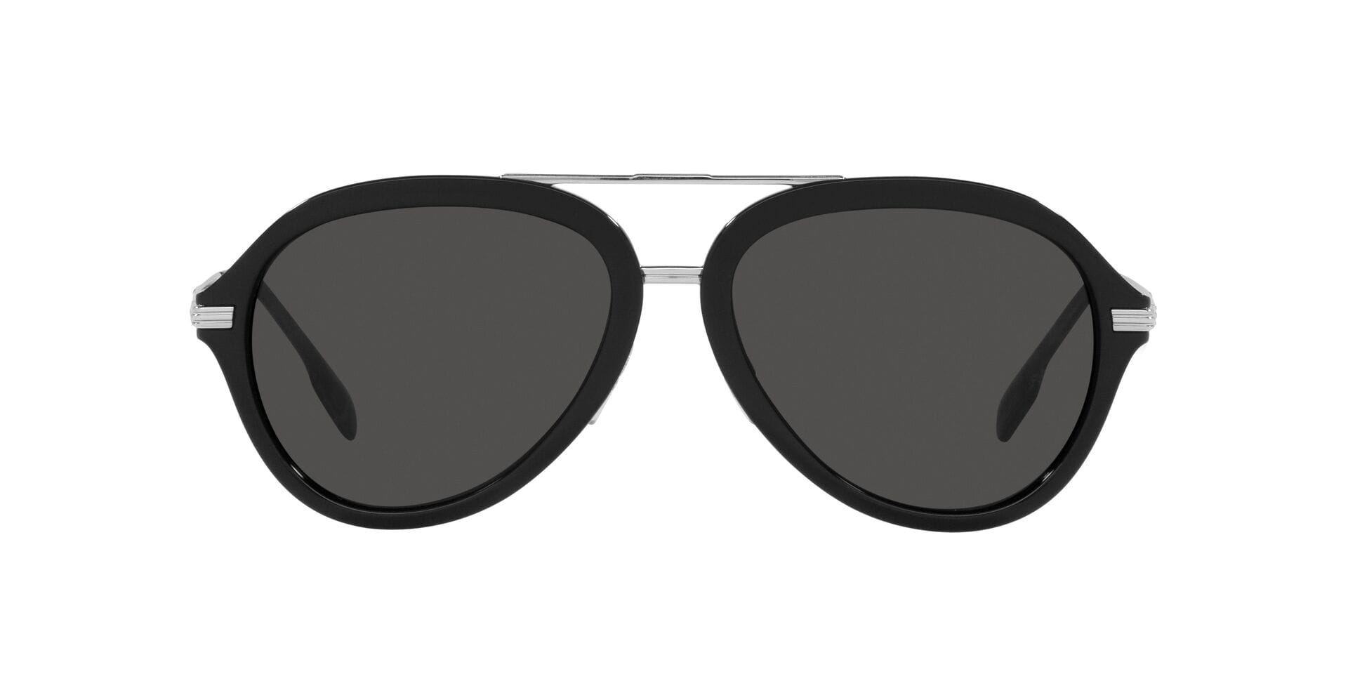 Burberry 0 Sunglass Black Male Shell Metal Sunglass — view 4