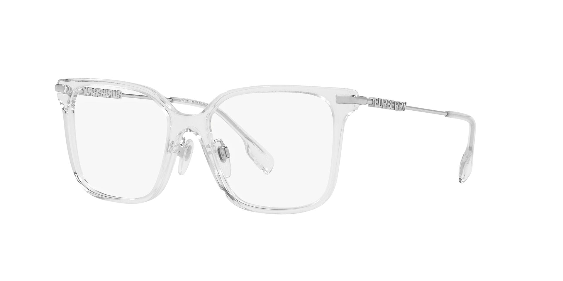 Burberry FR Burberry 0BE2376 Frame Transparent Female Shell Metal Frame — view 1