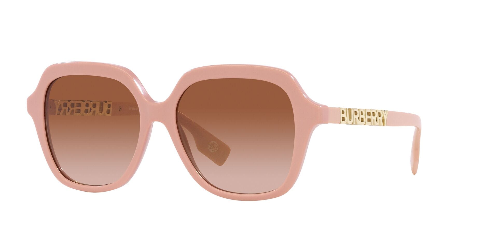 Burberry 0BE4389 Sunglass Pink Female Full Metal with Shell Sunglass — Pink frame — view 1