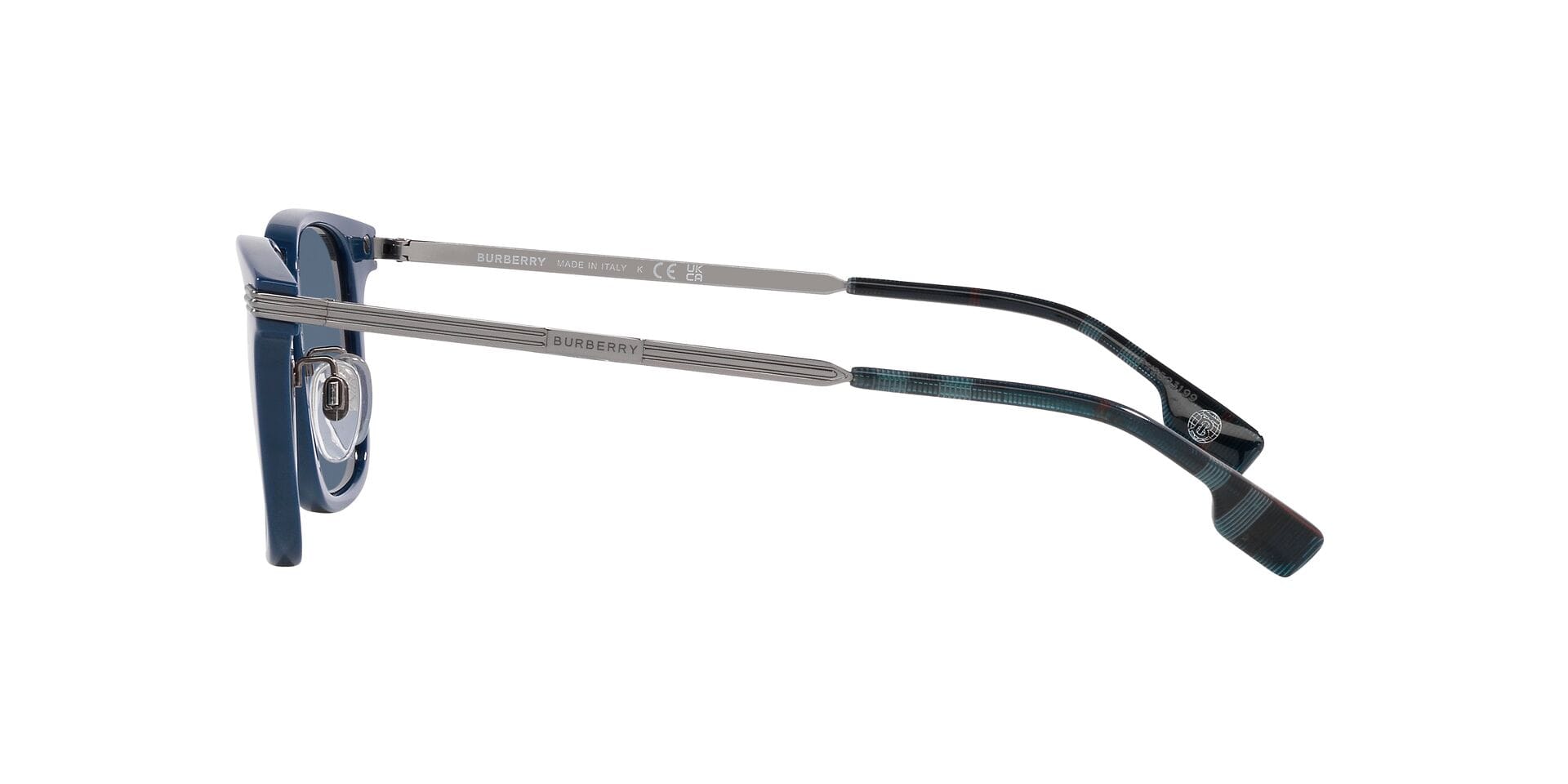 Burberry 0BE4395 Sunglass Blue Male Shell Metal Sunglass — view 9