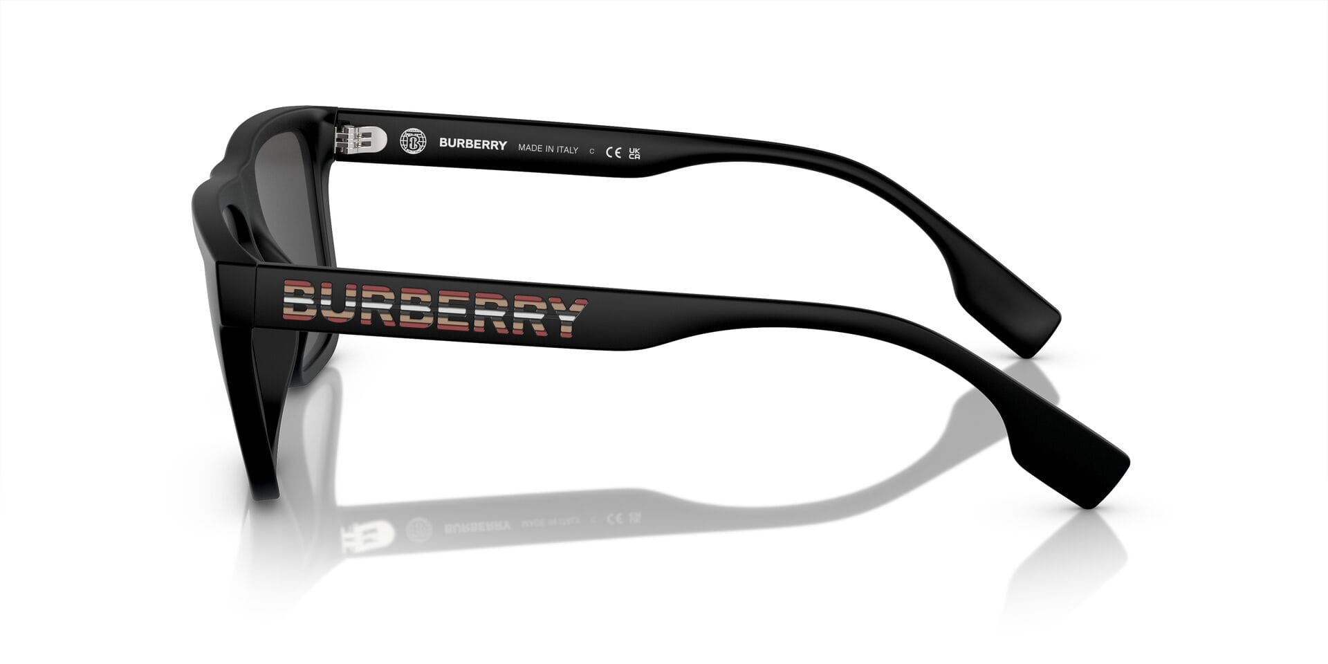 Burberry 0BE4402U Sunglass Matt Black Male Shell Shell Sunglass — Matt Black frame — view 7
