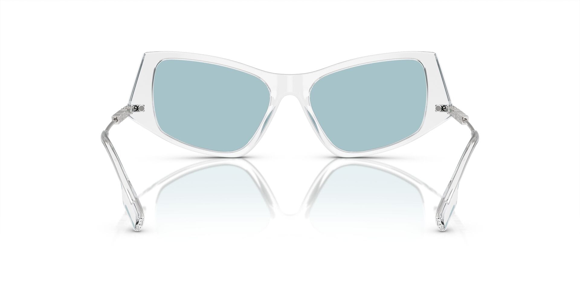 Burberry 0BE4408 Sunglass Transparent Female Shell Metal Sunglass — view 2