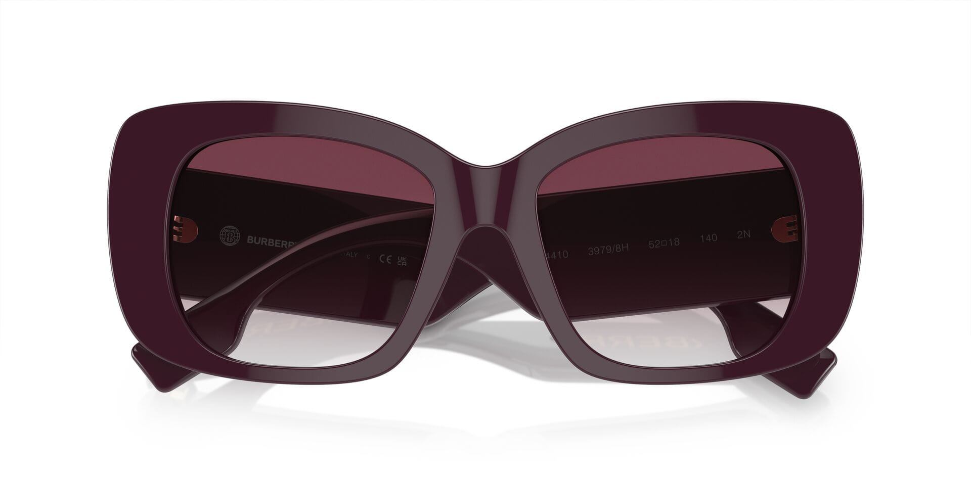 Burberry 0BE4410 Sunglass Maroon Female Shell Shell Sunglass — view 7