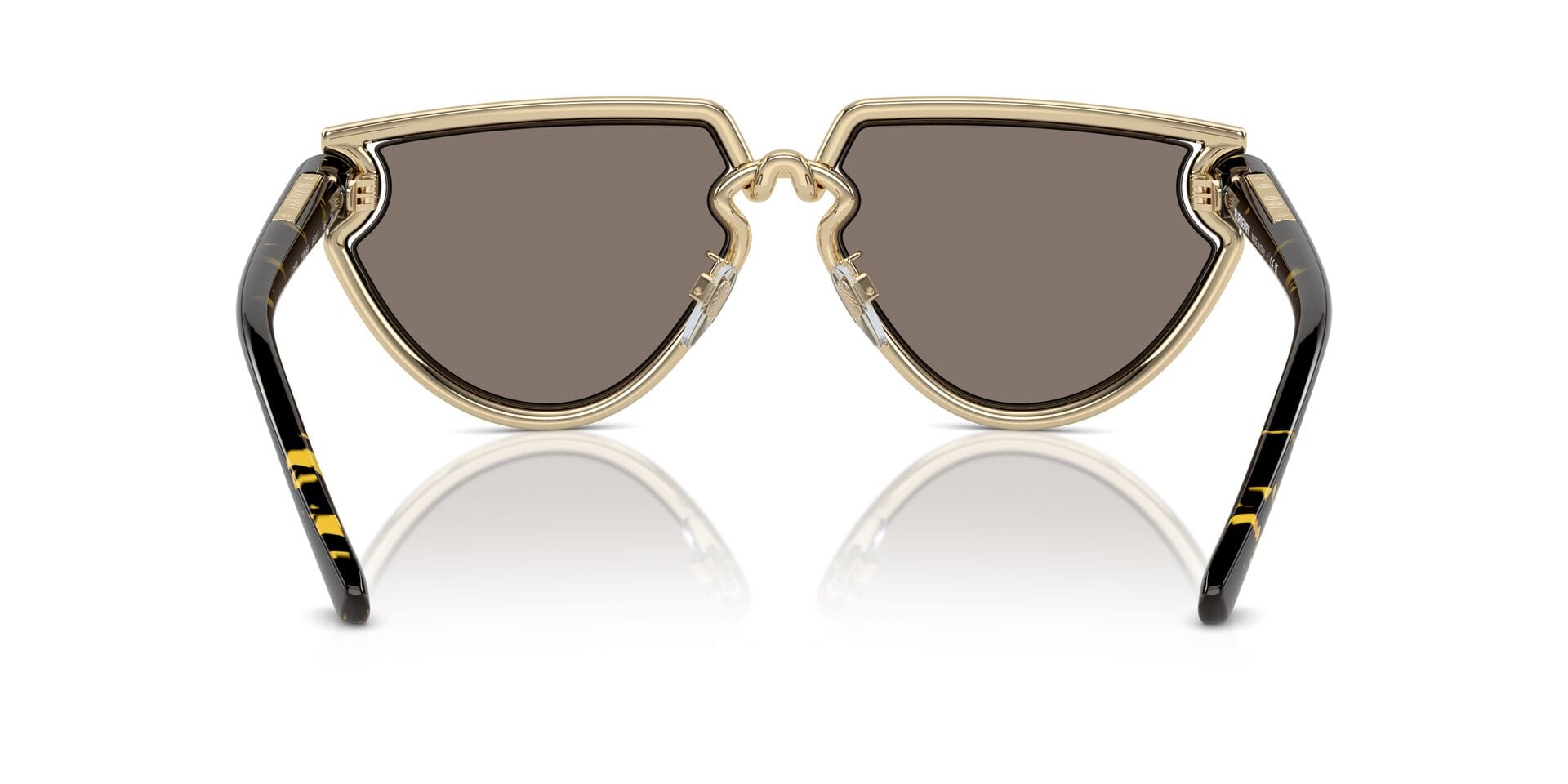 Burberry 0BE3152 Sunglass Light Gold Female Metal Shell Sunglass — view 2