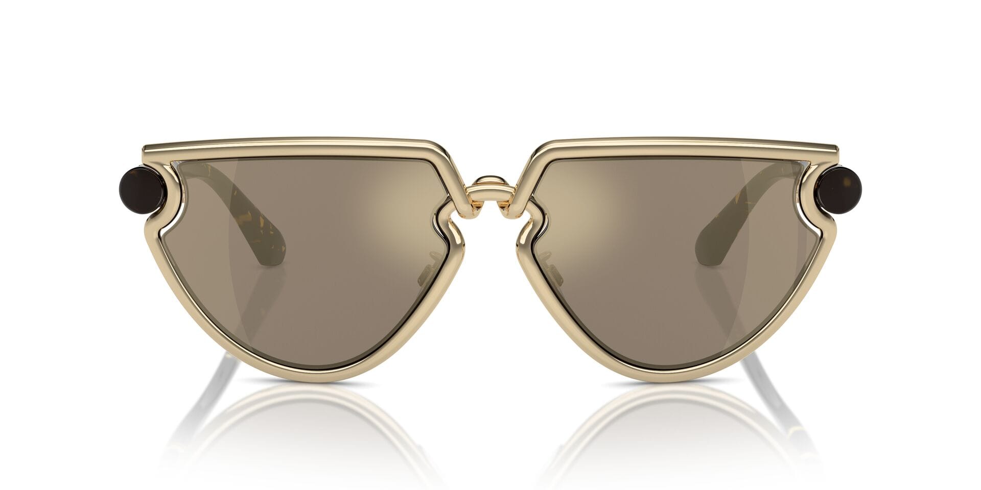 Burberry 0BE3152 Sunglass Light Gold Female Metal Shell Sunglass — view 4
