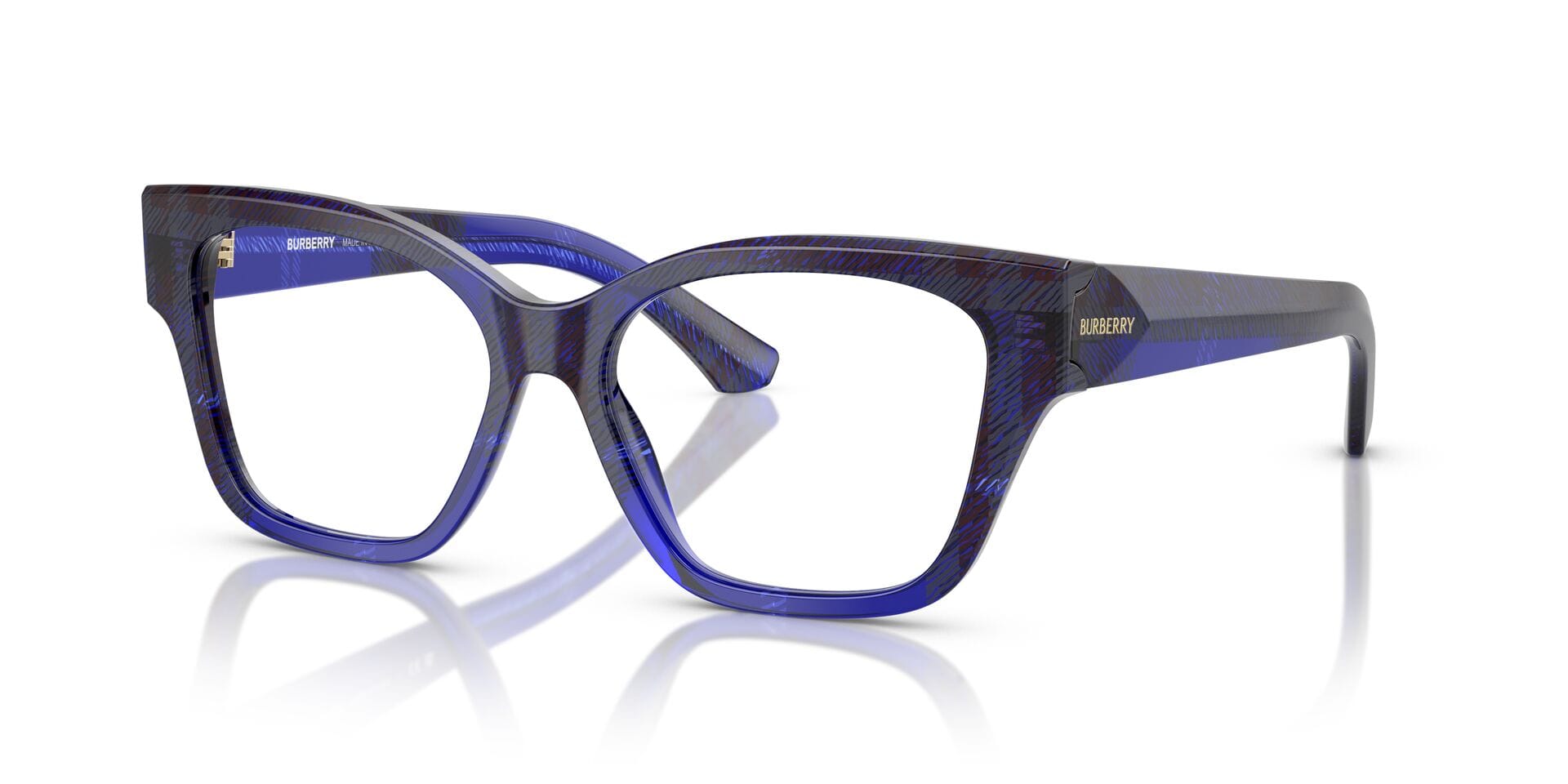 Burberry 0BE2420 Frame Blue Female Full Shell Frame — Blue frame — view 1