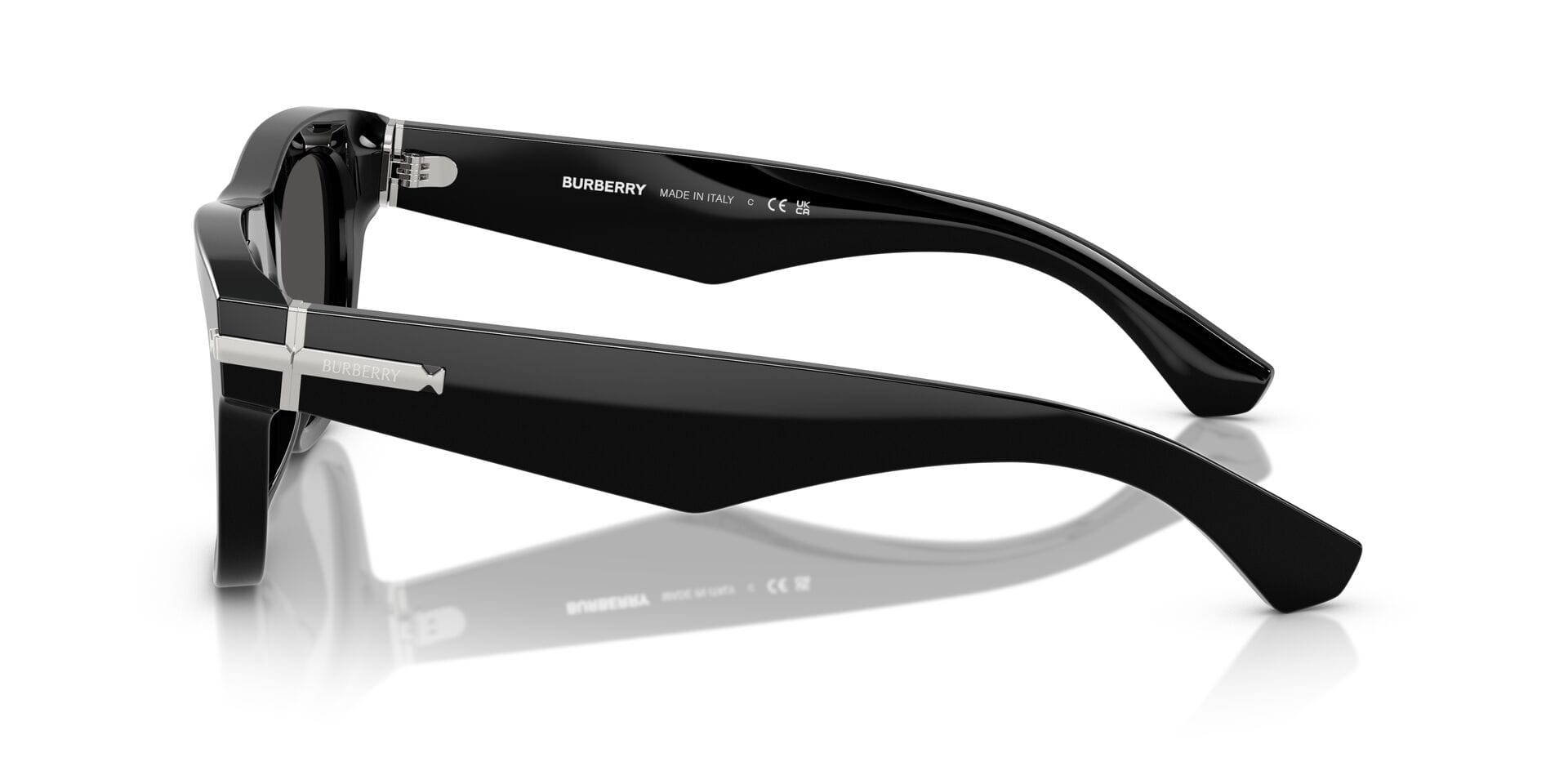 Burberry 0BE4438U Sunglass Black Male Full Shell Sunglass — Black frame — view 8