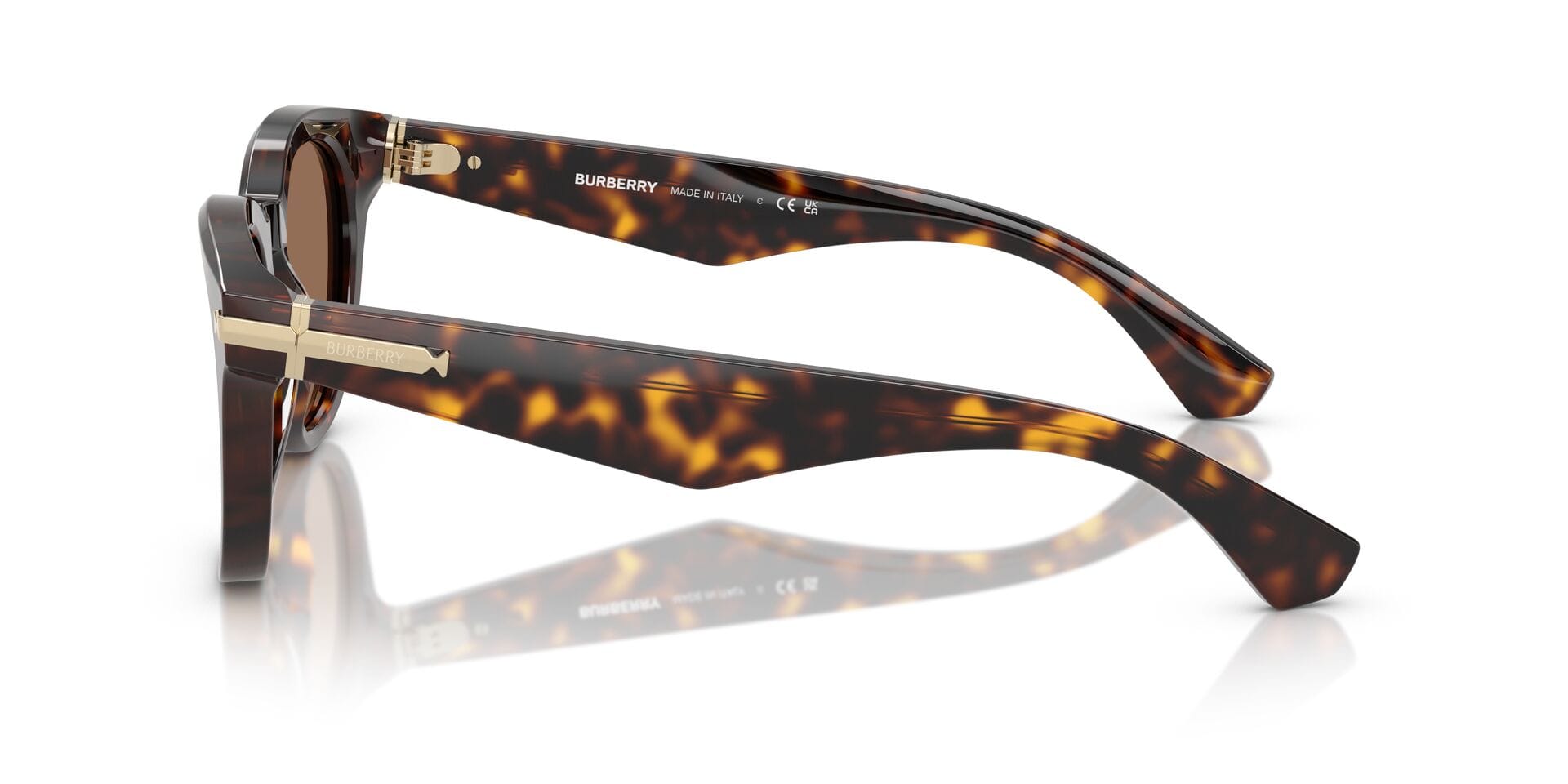 Burberry 0BE4439 Sunglass Havana Male Full Shell Sunglass — Havana frame — view 7