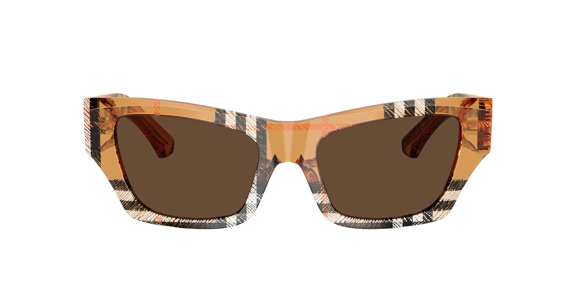 Burberry 0BE4441U Sunglass Brown Female Full Shell Sunglass — Brown frame — view 4