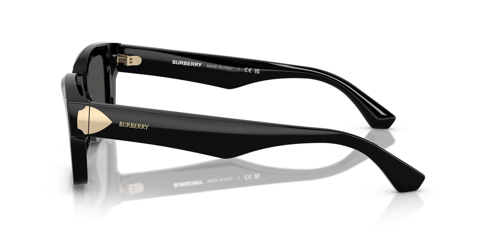 Burberry 0BE4443 Sunglass Black Female Full Shell Sunglass — Black frame — view 7