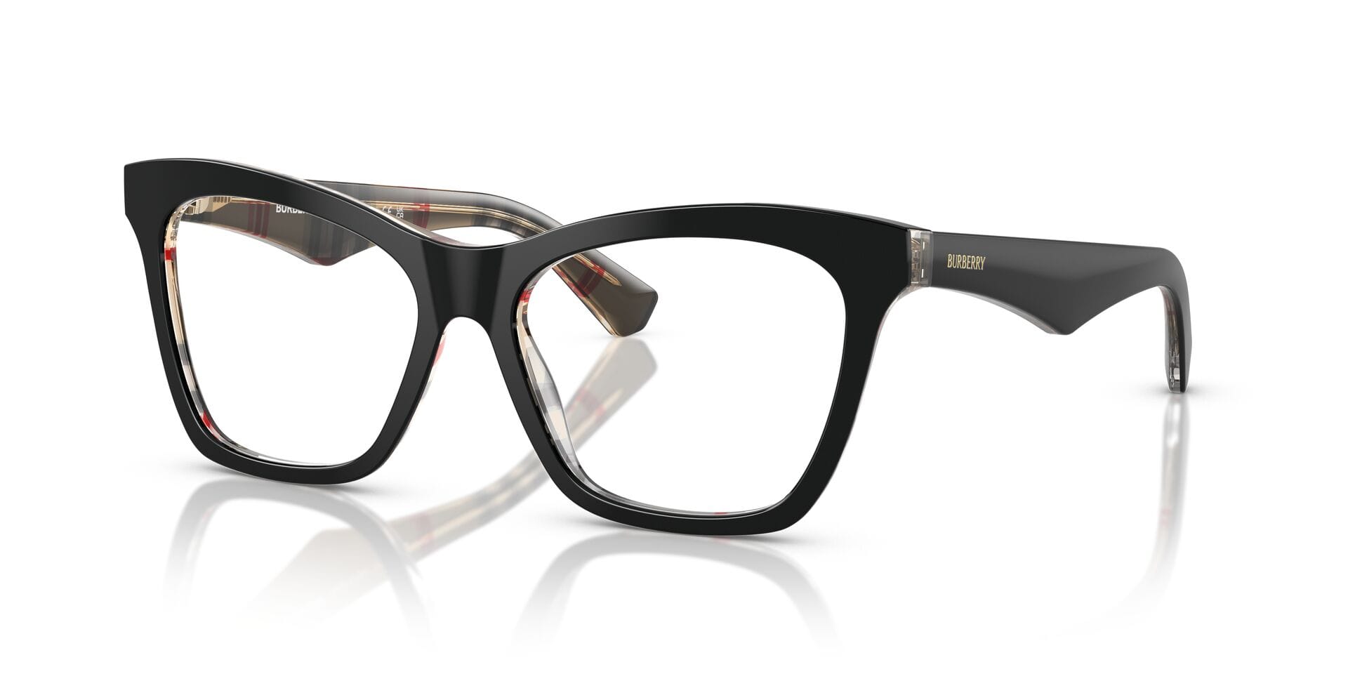 Burberry 0BE2146 Frame Black Female Full Shell Frame — Black frame — view 2