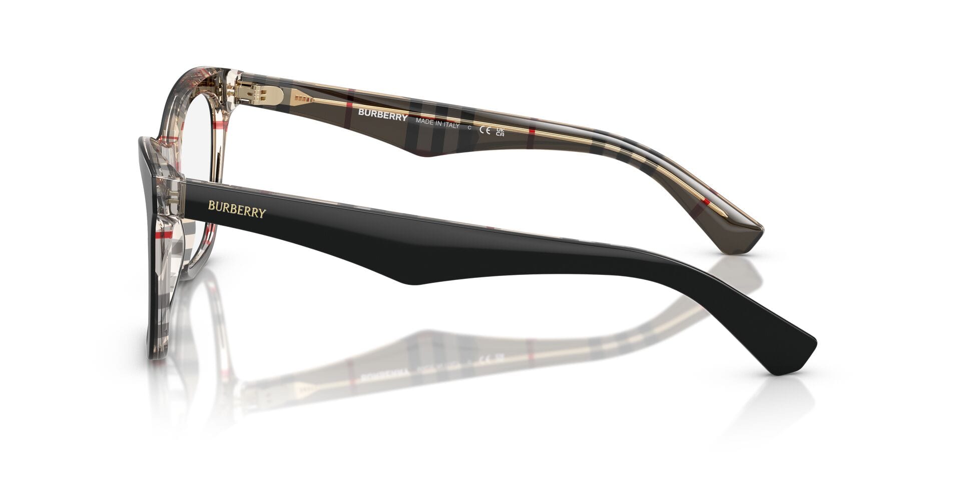 Burberry 0BE2146 Frame Black Female Full Shell Frame — Black frame — view 7
