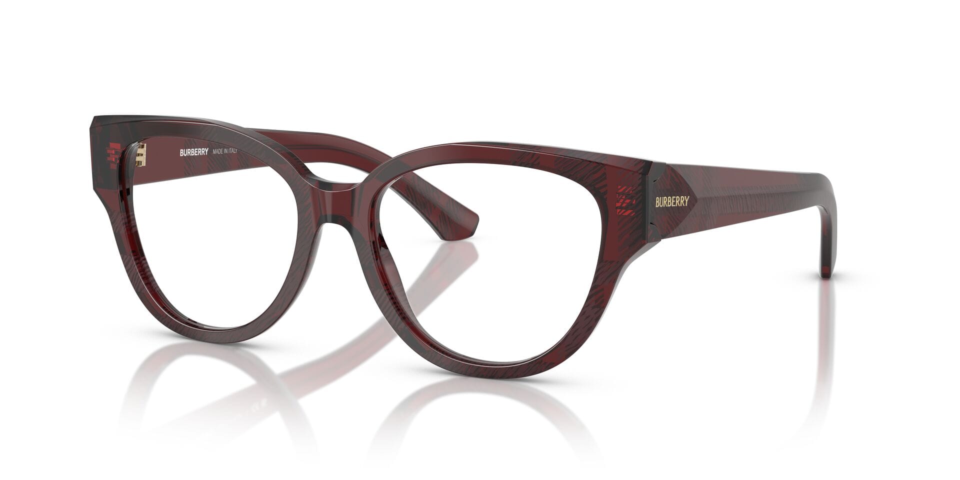 Burberry 0BE2421 Frame Red Female Full Shell Frame — Red frame — view 2