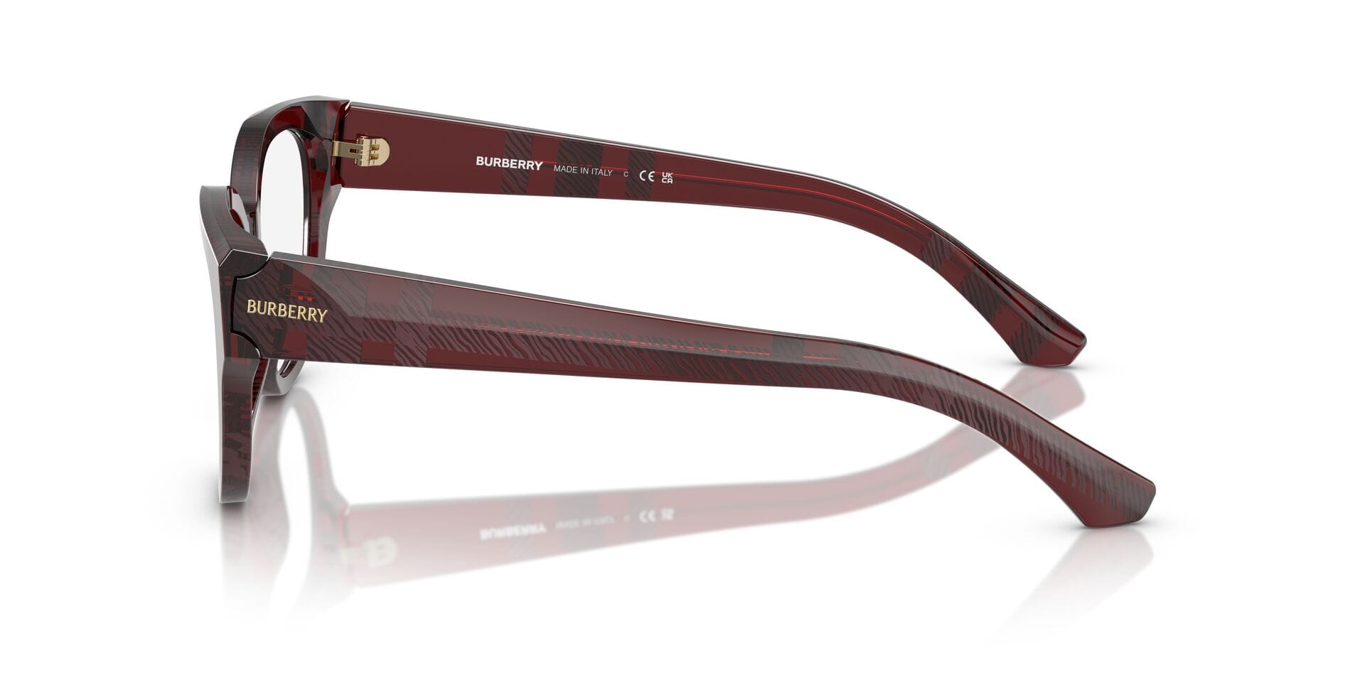 Burberry 0BE2421 Frame Red Female Full Shell Frame — Red frame — view 7