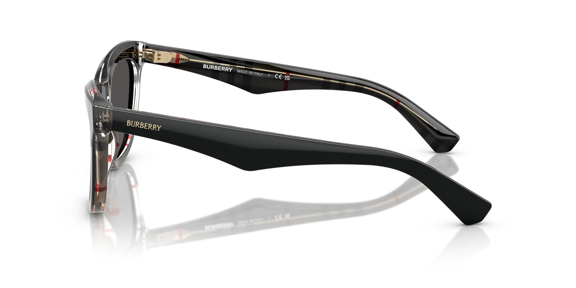 Burberry 0BE4435 Sunglass Black Female Full Shell Sunglass — view 8