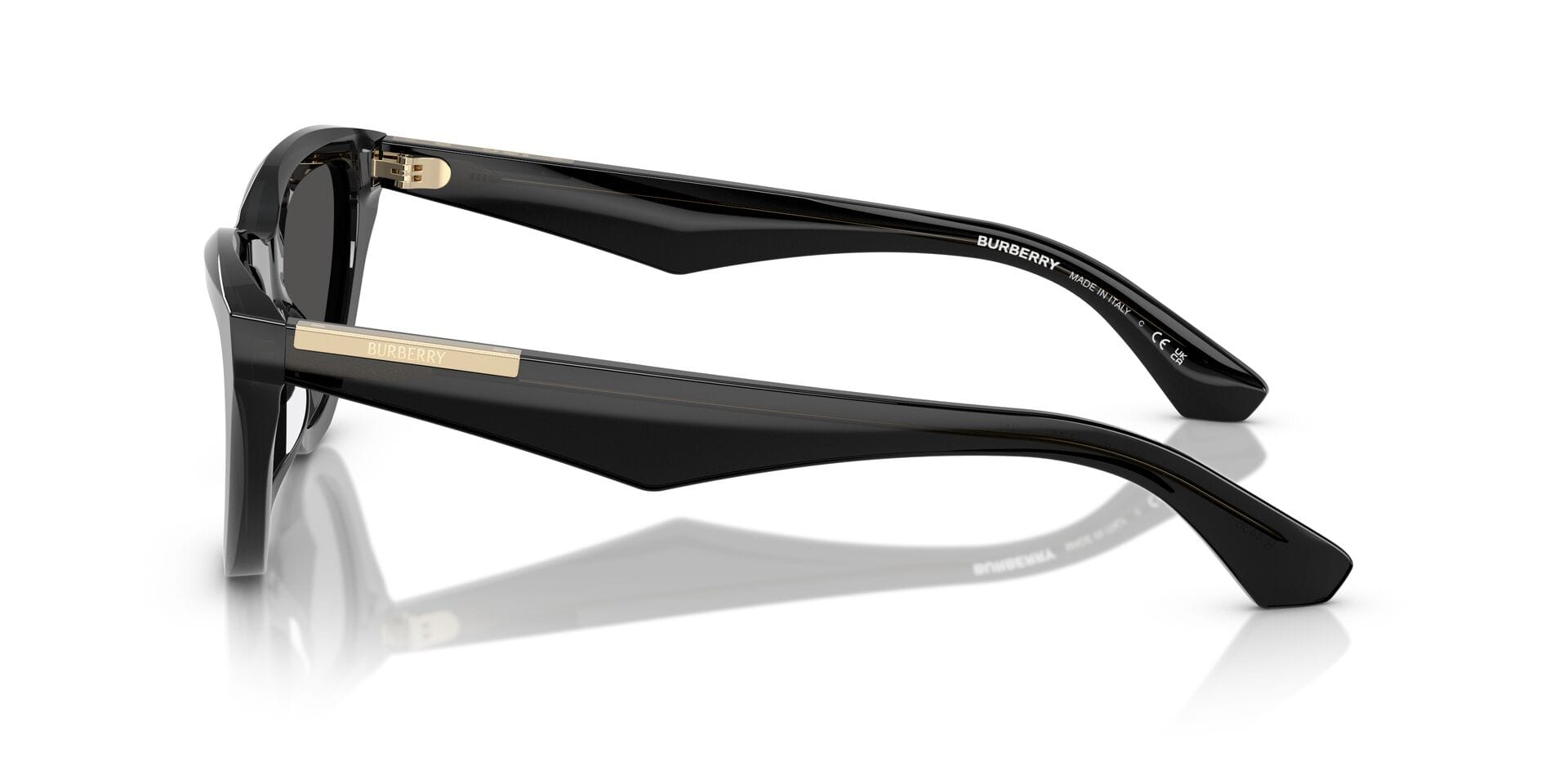 Burberry 0BE4436U Sunglass Black Female Full Shell Sunglass — Black frame — view 7
