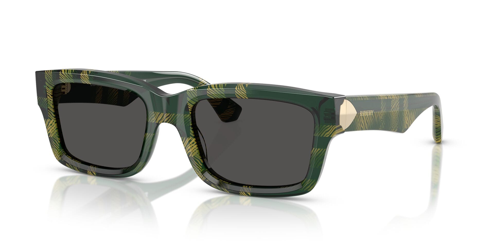 Burberry 0BE4443 Sunglass Green Male Full Shell — Green frame