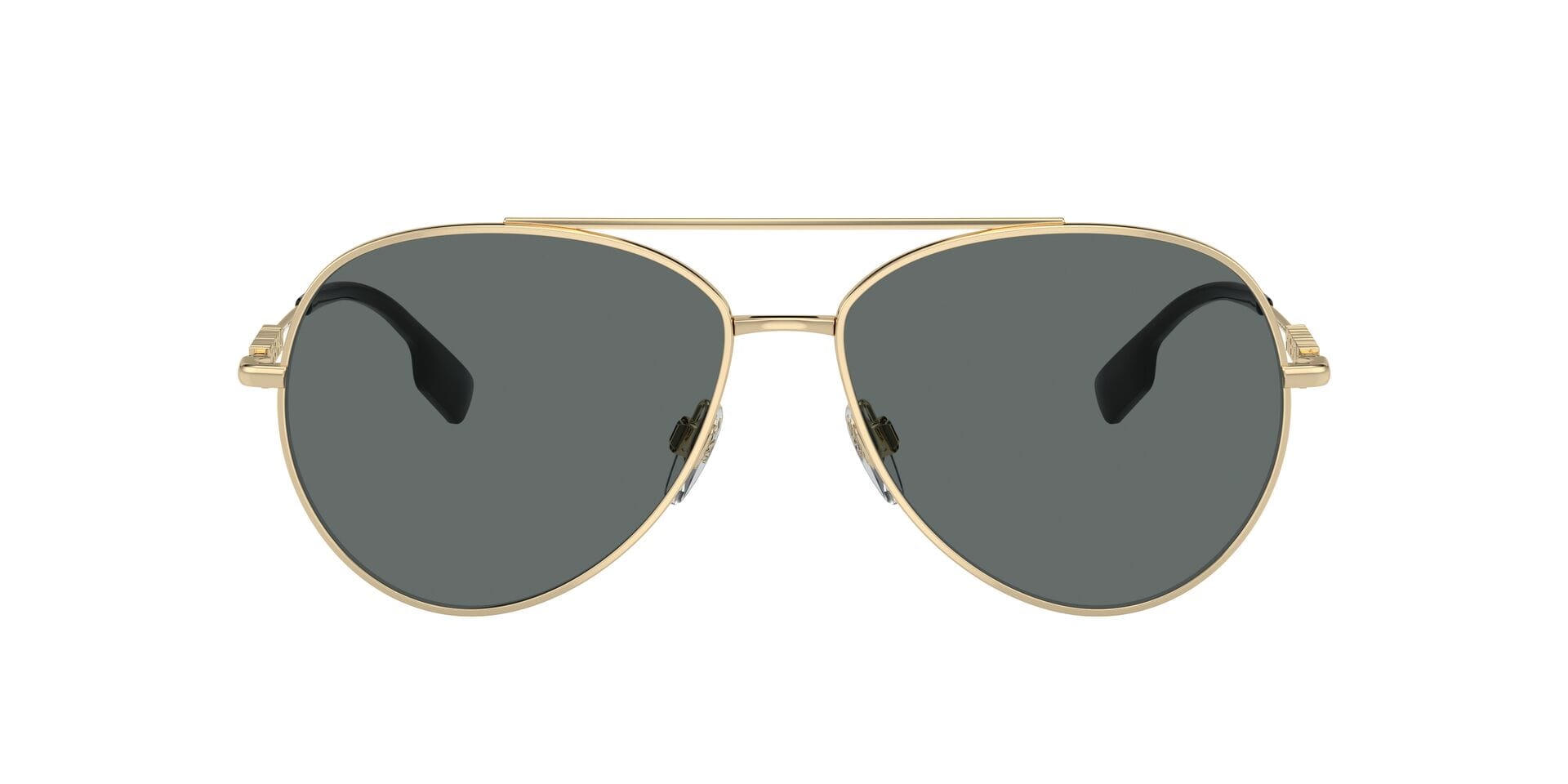 Burberry B 3147 1109/81 3P 0BE3147 Sunglass Light Gold Female Metal M Sunglass — Light Gold frame — view 4