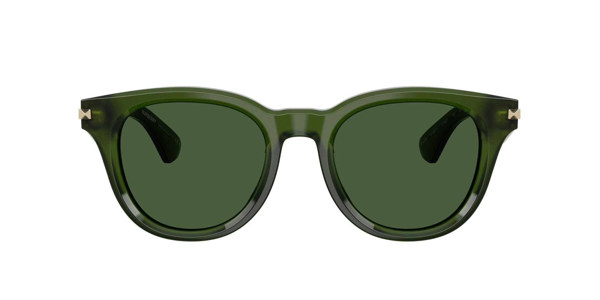 Burberry 0BE4439 Sunglass Green Male Full Shell Sunglass — view 4