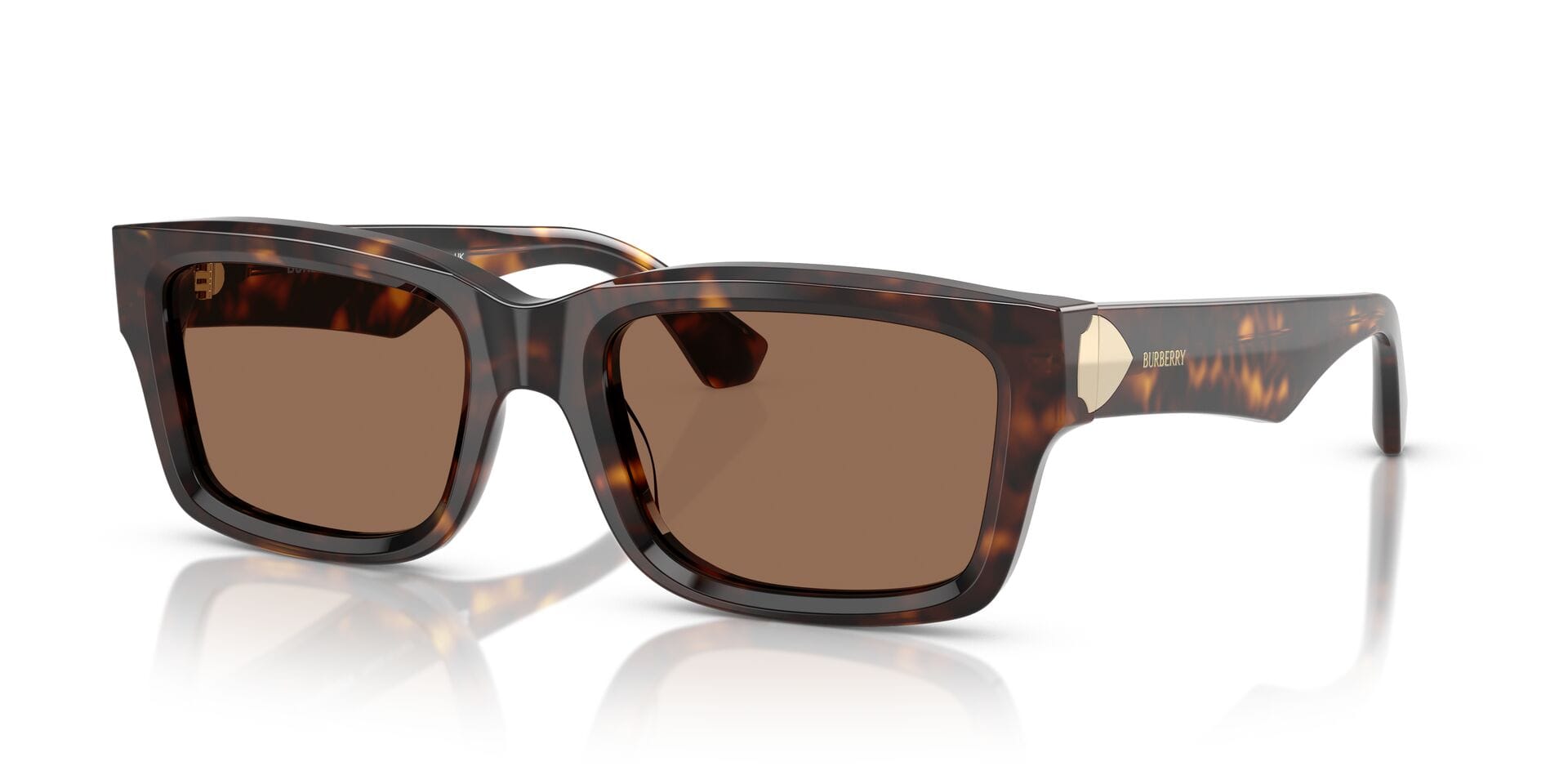 Burberry 0BE4443 Sunglass Havana Male Full Shell Sunglass — Havana frame — view 2