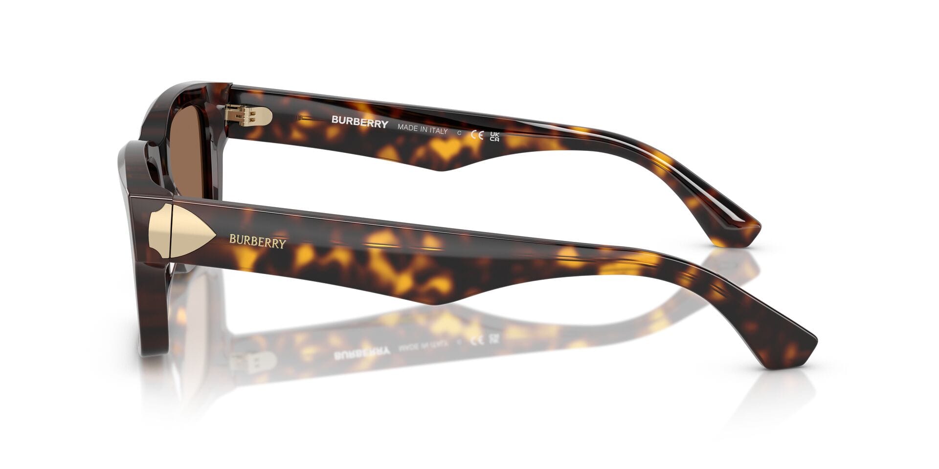 Burberry 0BE4443 Sunglass Havana Male Full Shell Sunglass — Havana frame — view 7