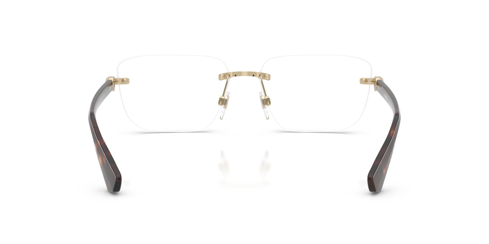 Burberry 0BE1392 Frame Light Gold Male RimLess Shell Frame — Light Gold frame — view 17