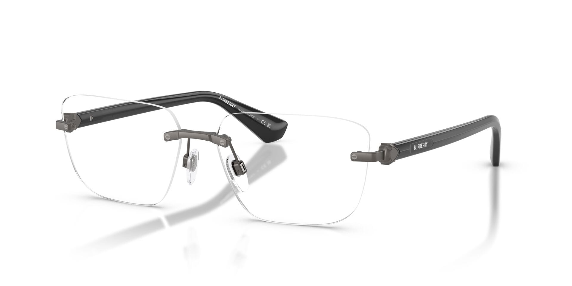 Burberry 0BE1392 Frame Grey Male RimLess Shell — Grey frame