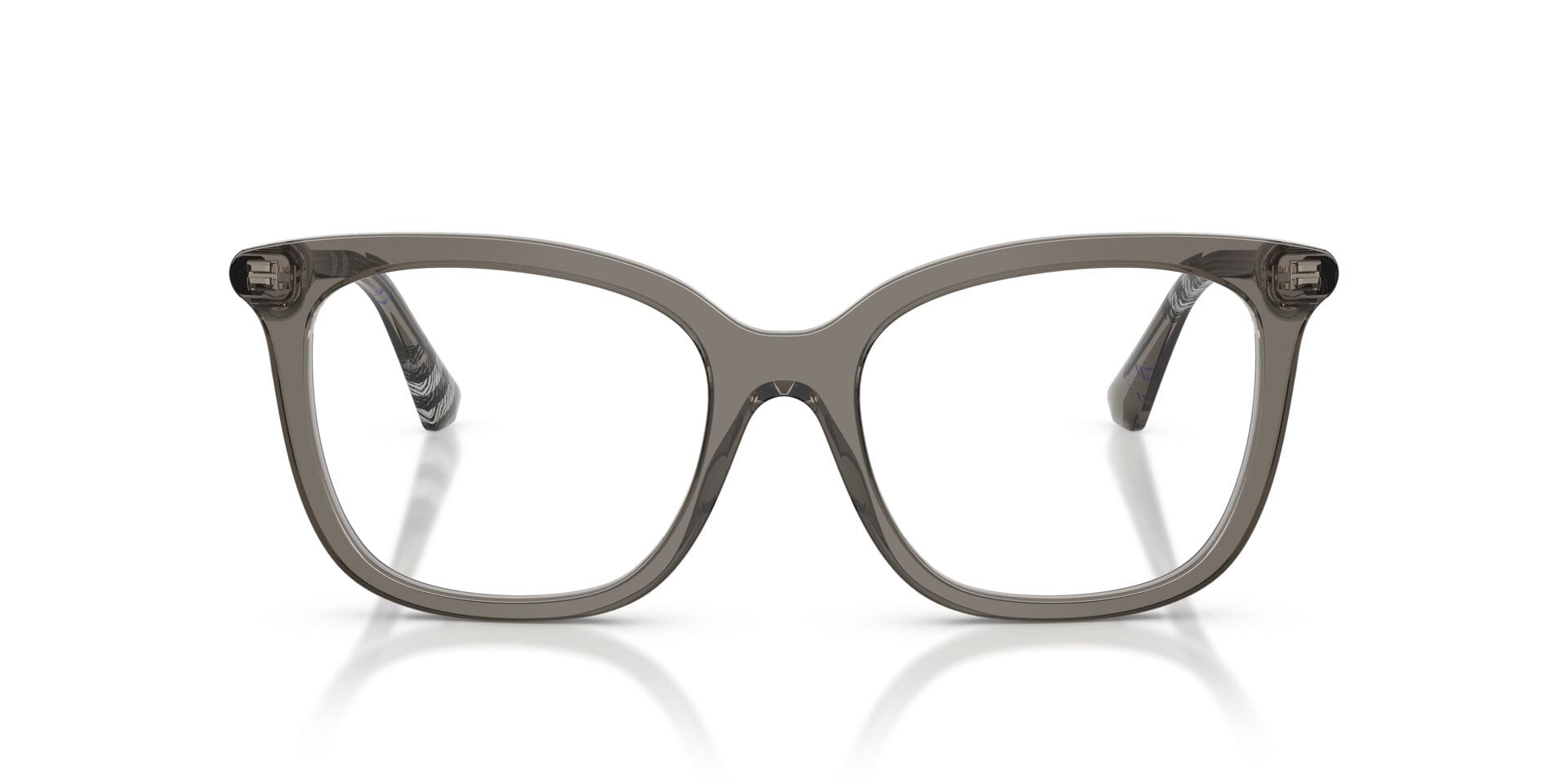 Burberry 0BE2430 Frame Transparent Grey Female Full Shell Frame — Transparent Grey frame — view 7