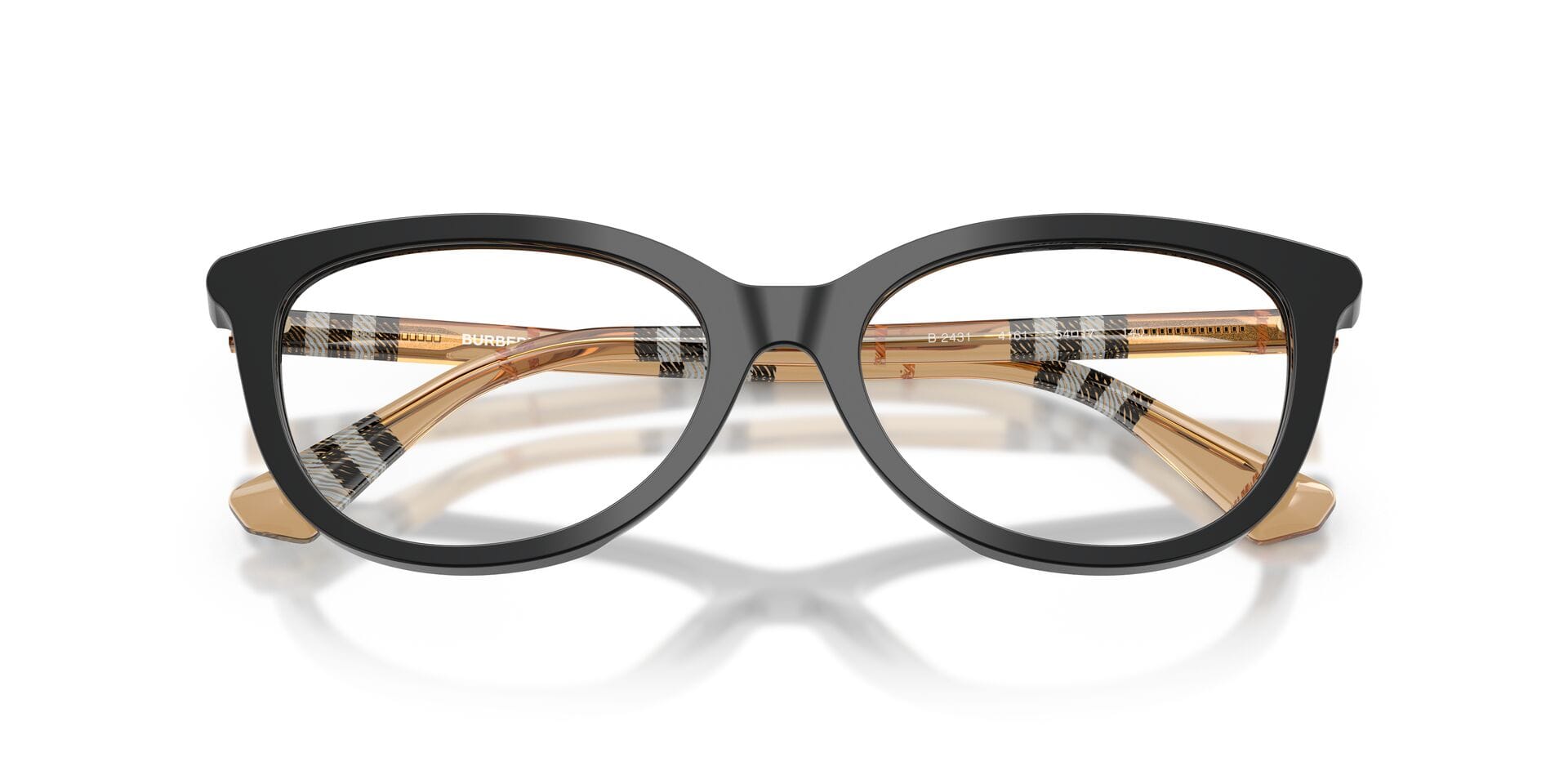 Burberry 0BE2431 Frame Black Female Full Shell Frame — Black frame — view 15