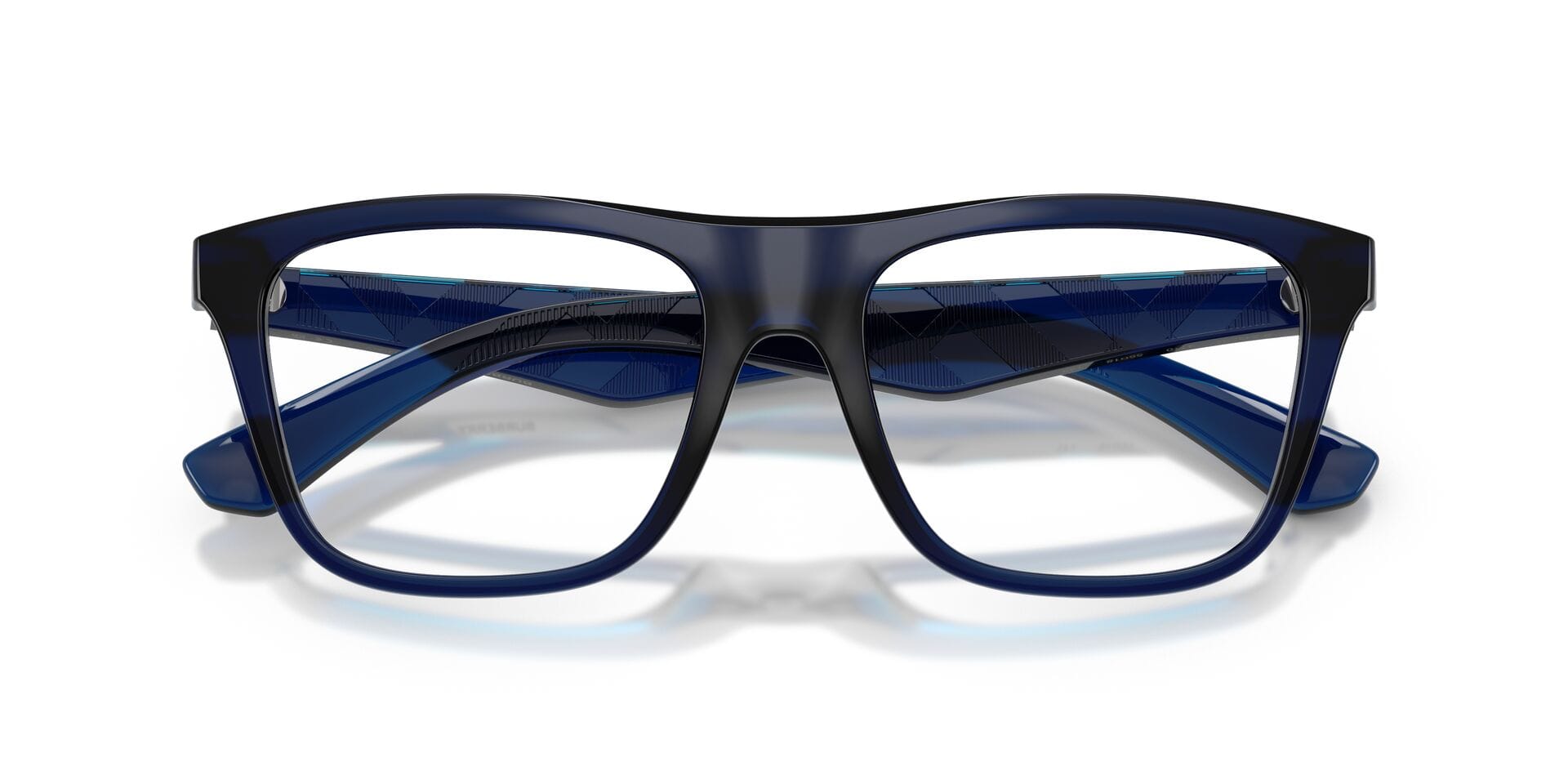 Burberry 0BE2432U Frame Transparent Blue Male Full Shell Frame — Transparent Blue frame — view 14