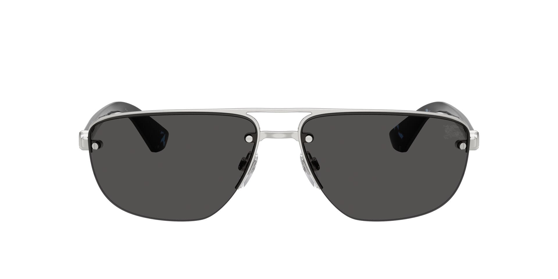 Burberry 0BE3164 Sunglass Silver Male RimLess Shell — Silver frame