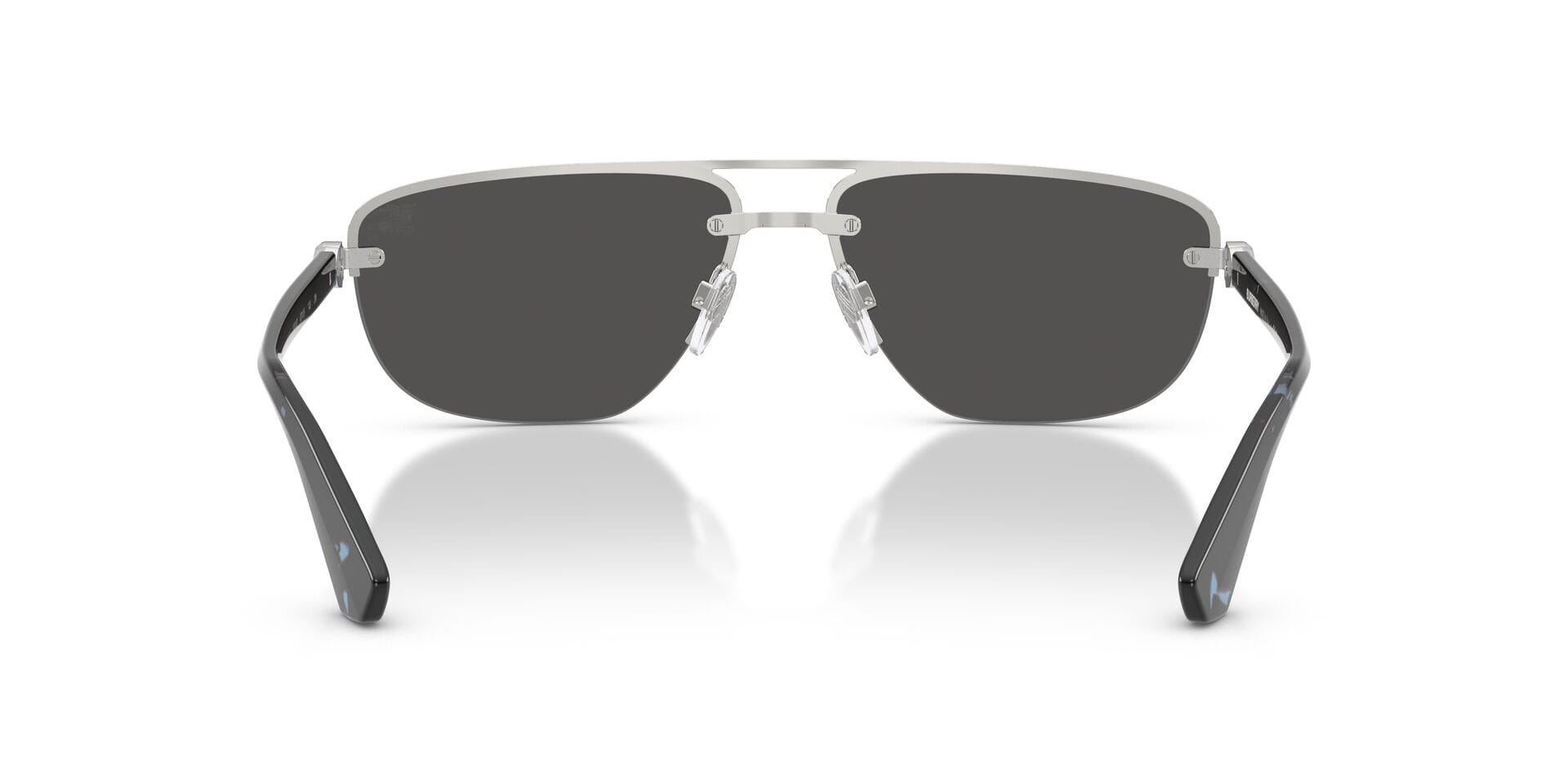 Burberry 0BE3164 Sunglass Silver Male RimLess Shell Sunglass — Silver frame — view 2