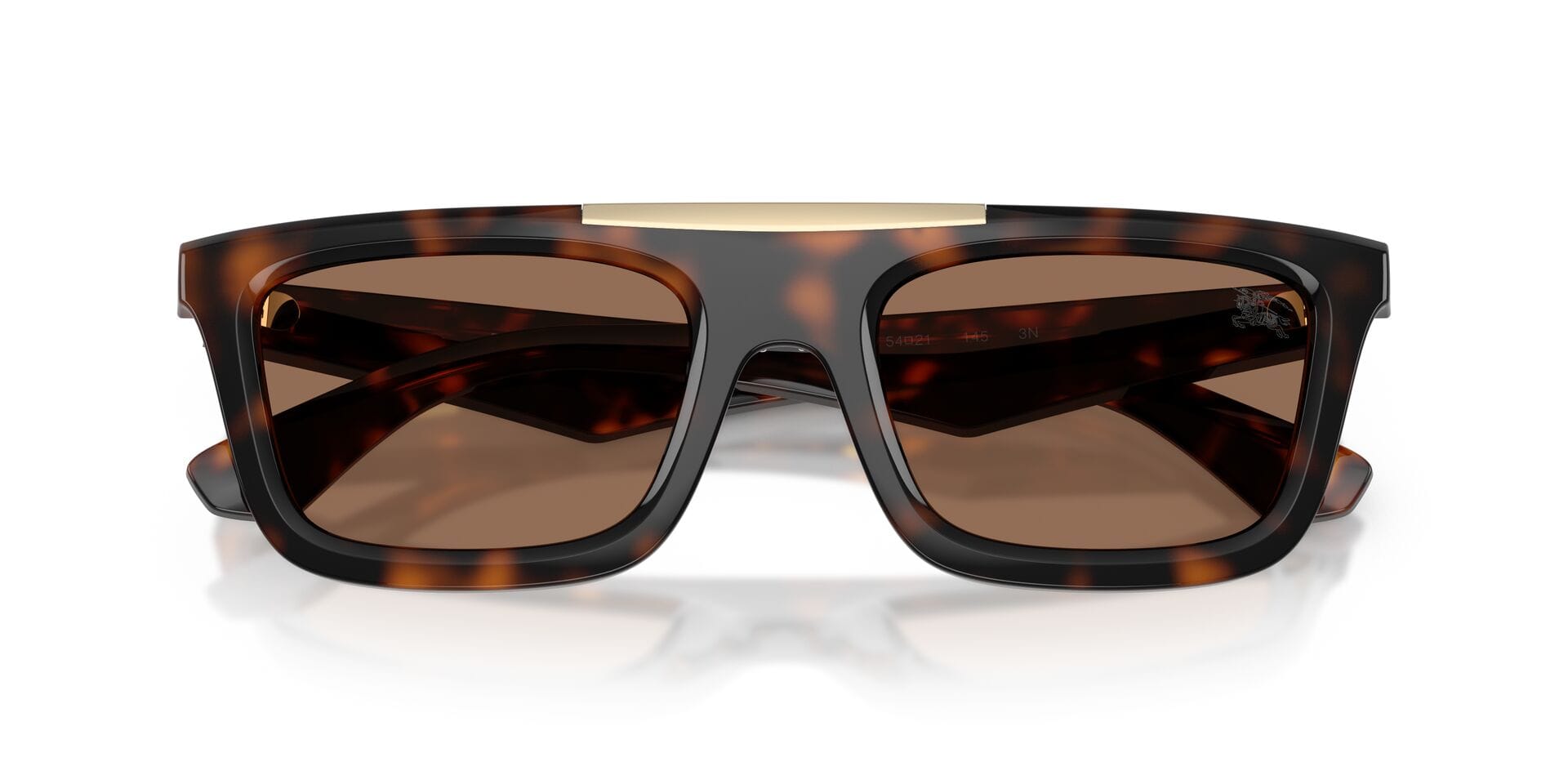 Burberry 0BE4451U Sunglass Havana Male Full Shell Sunglass — Havana frame — view 7