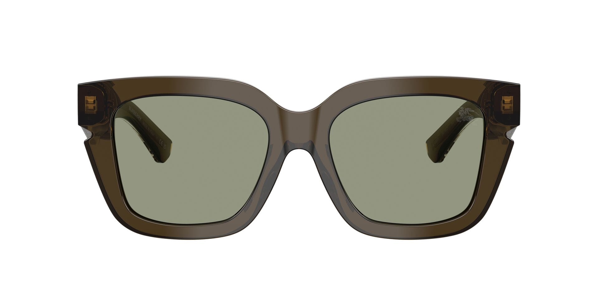 Burberry 0BE4453 Sunglass Green Female Full Shell Sunglass — Green frame — view 2