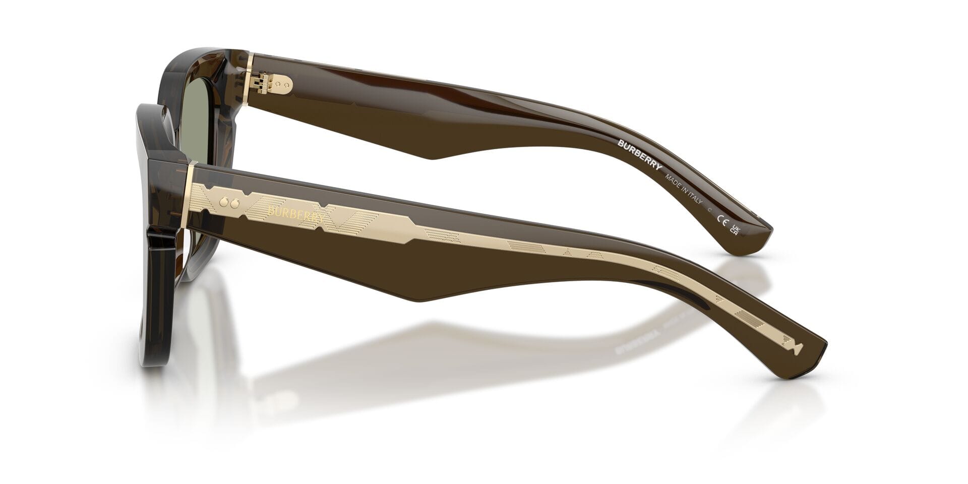 Burberry 0BE4453 Sunglass Green Female Full Shell Sunglass — Green frame — view 13