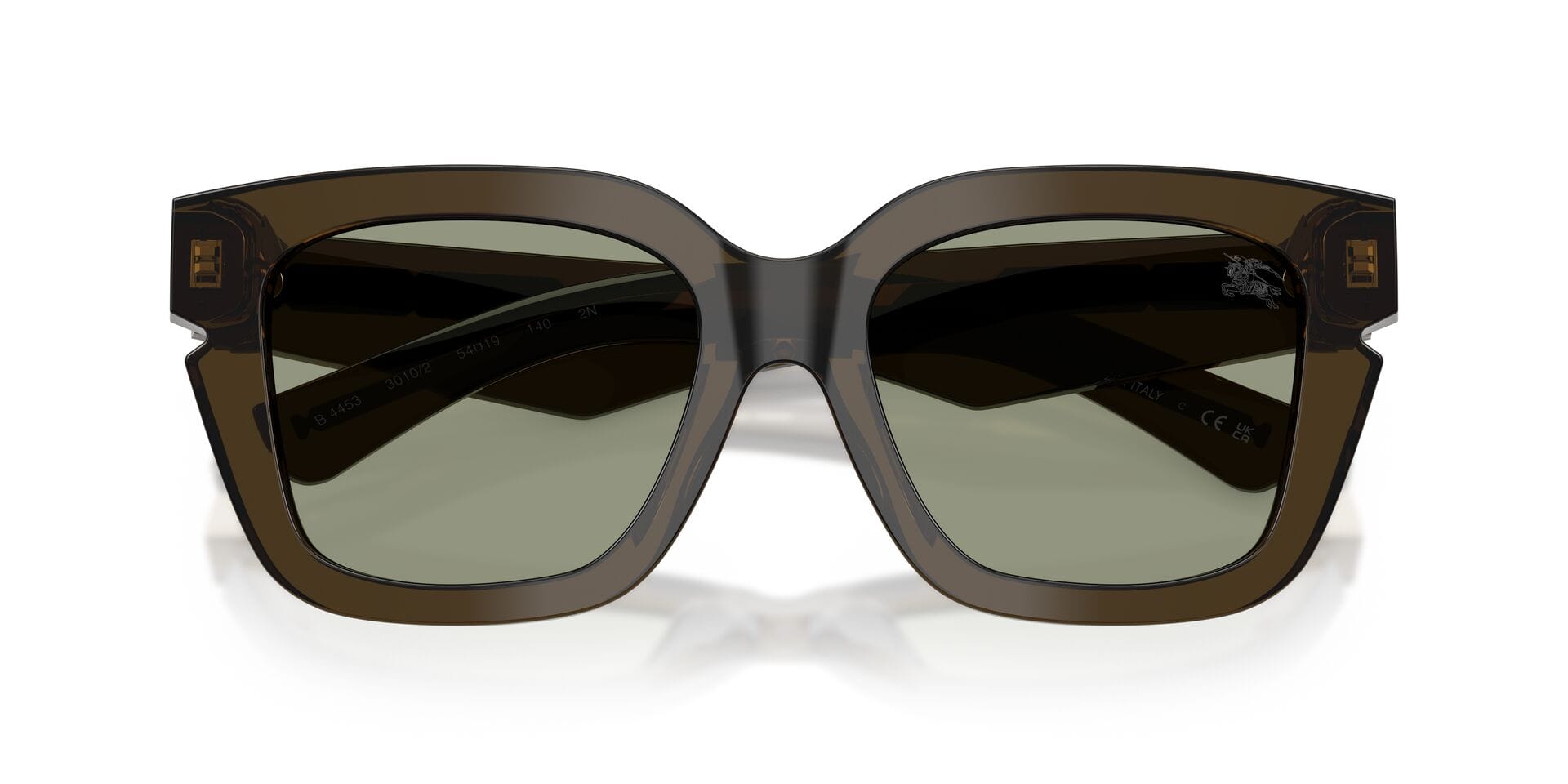 Burberry 0BE4453 Sunglass Green Female Full Shell Sunglass — Green frame — view 21