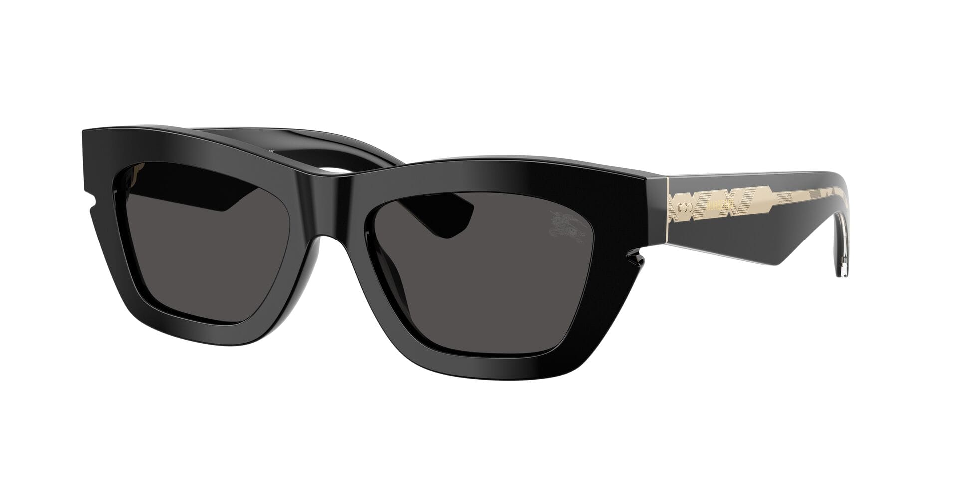 Burberry 0BE4454 Sunglass Black Female Full Shell Sunglass — Black frame — view 9