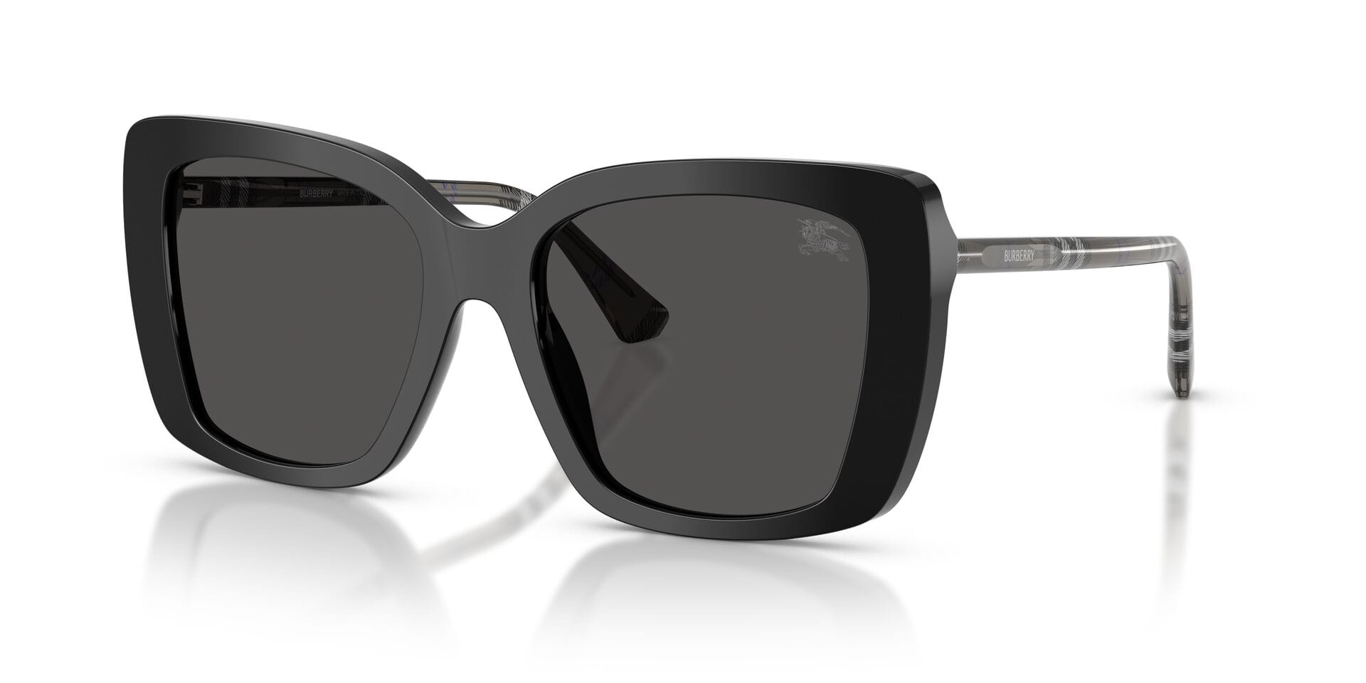 Burberry 0BE4456 Sunglass Black Female Full Shell Sunglass — Black frame — view 5