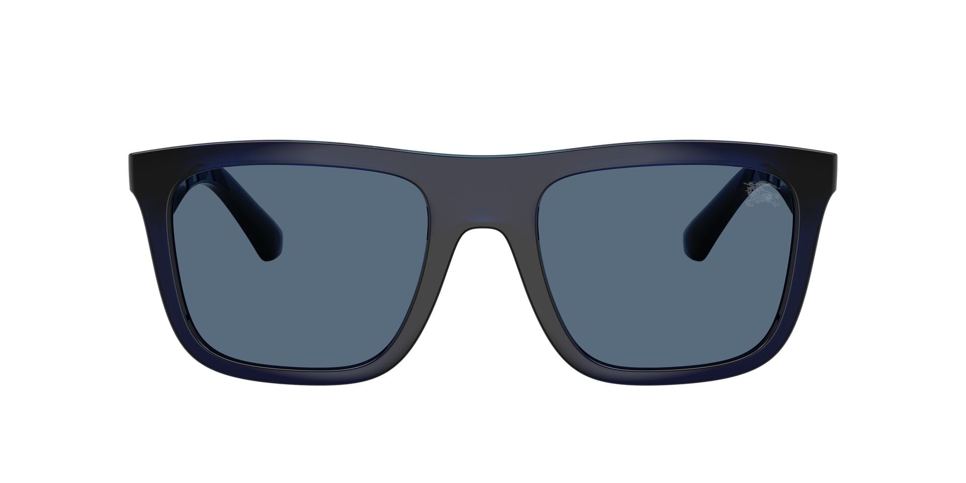 Burberry 0BE4458U Sunglass Transparent Blue Male Full Shell Sunglass — Transparent Blue frame — view 1
