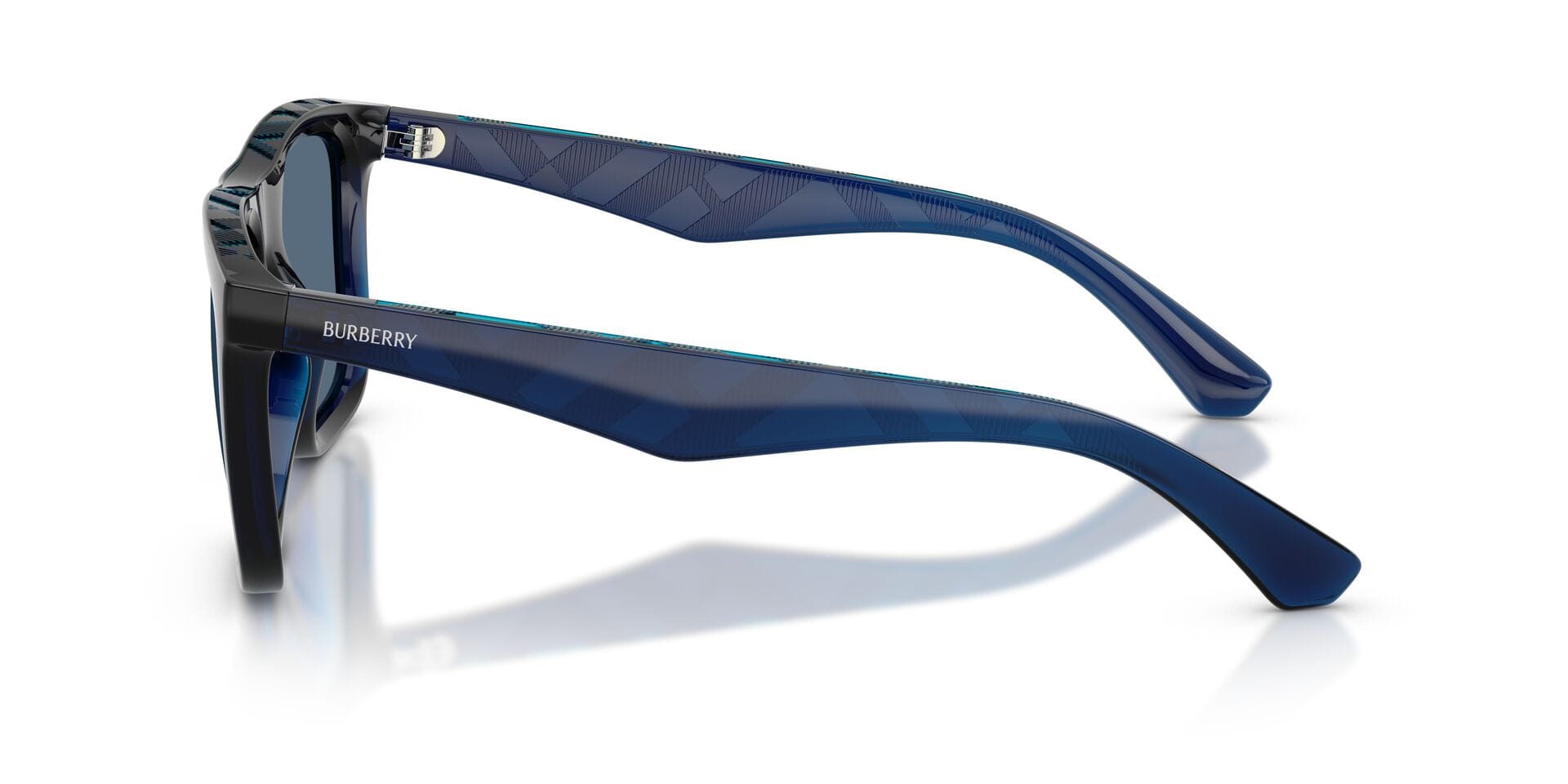 Burberry 0BE4458U Sunglass Transparent Blue Male Full Shell Sunglass — Transparent Blue frame — view 14
