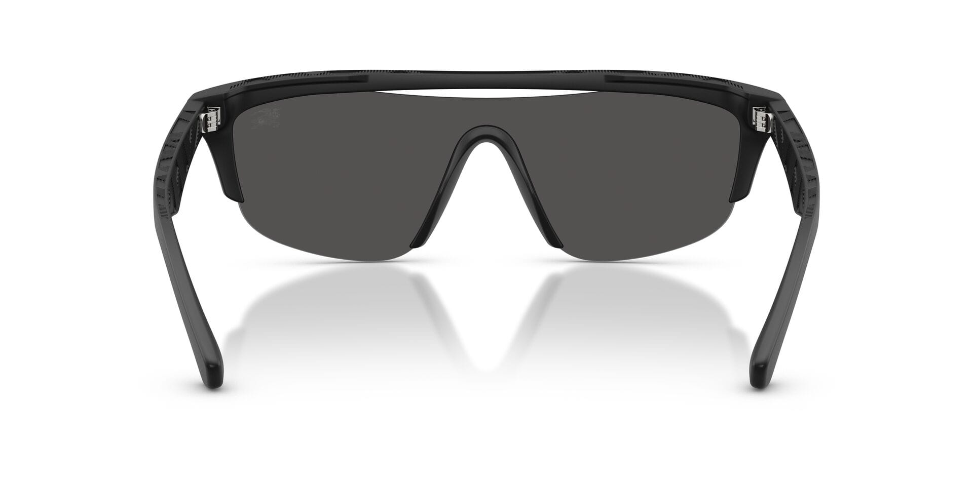 Burberry 0BE4460U Sunglass Matt Black Male RimLess Shell Sunglass — Matt Black frame — view 16