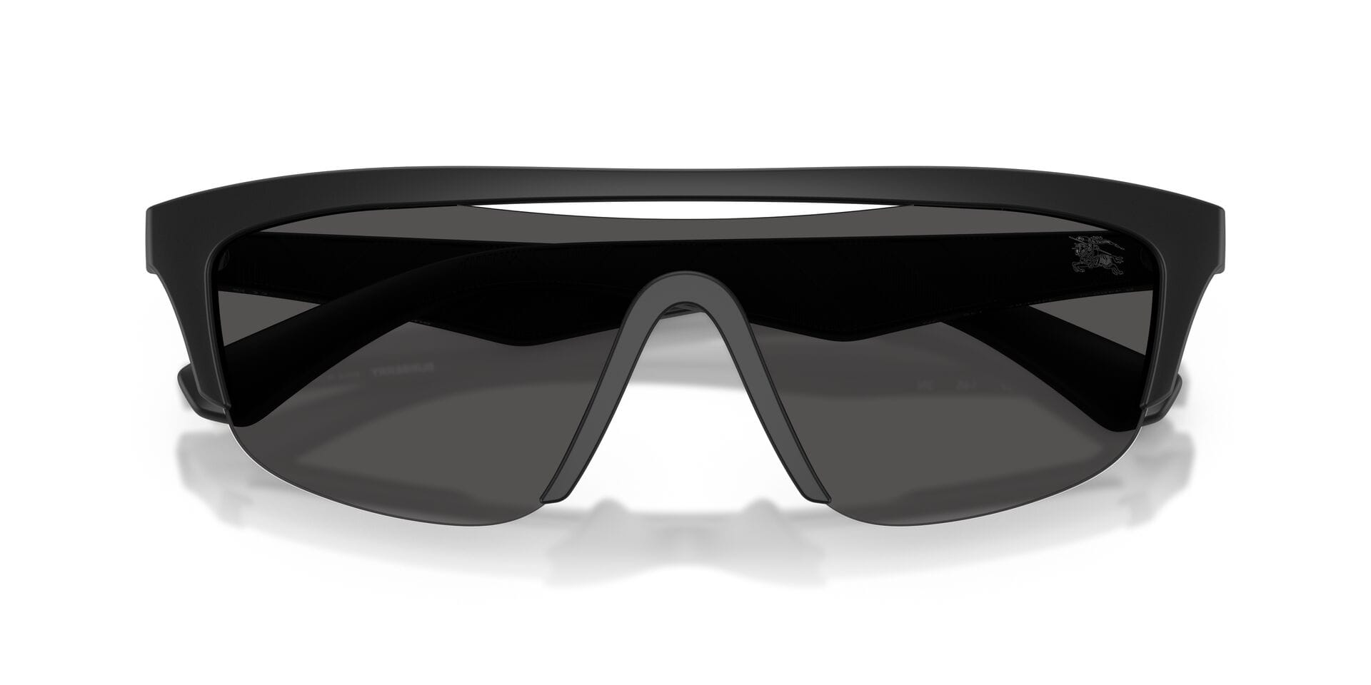 Burberry 0BE4460U Sunglass Matt Black Male RimLess Shell Sunglass — Matt Black frame — view 19