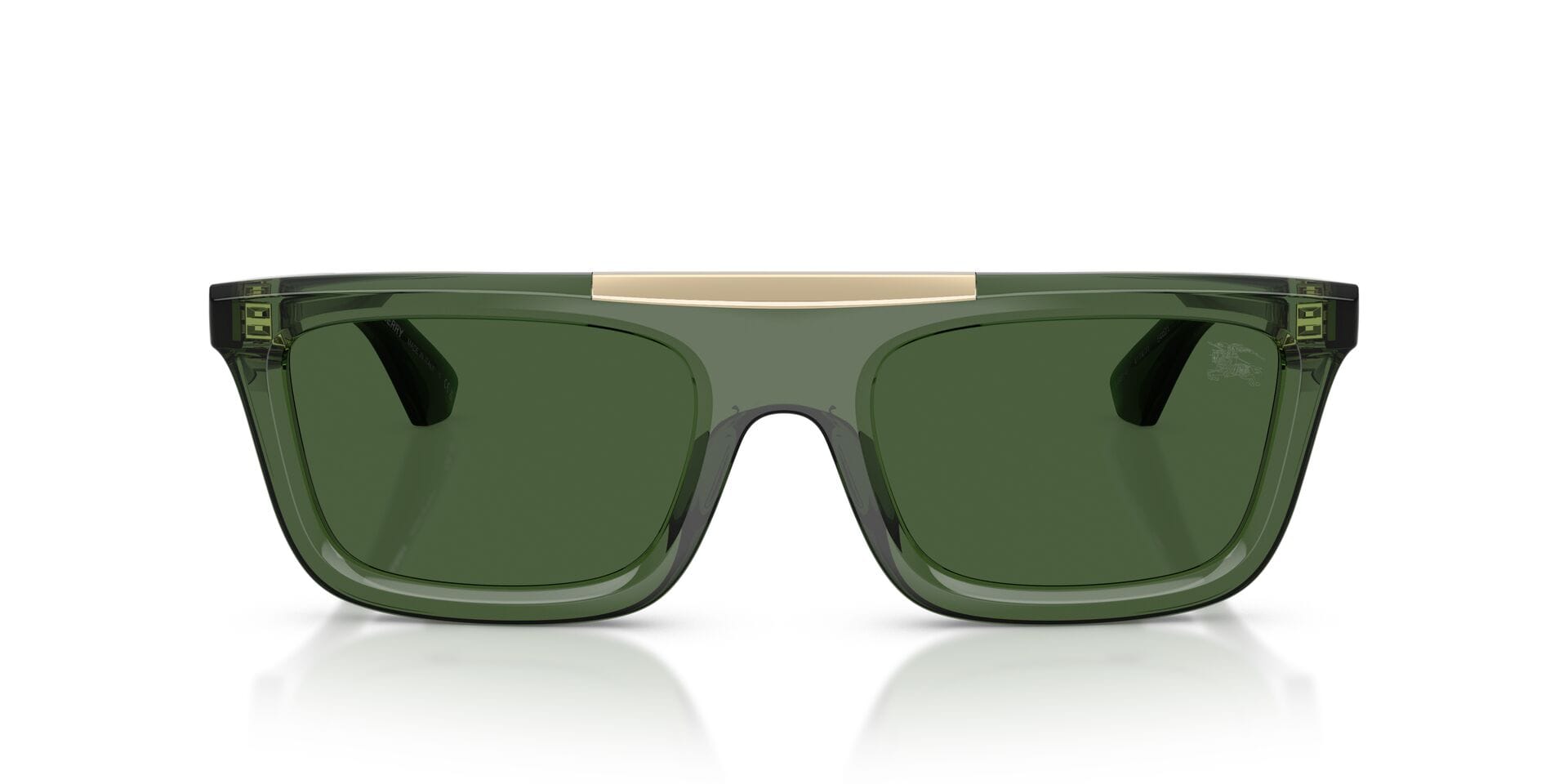 Burberry 0BE4451U Sunglass Transparent Green Male Full Shell Sunglass — Transparent Green frame — view 10