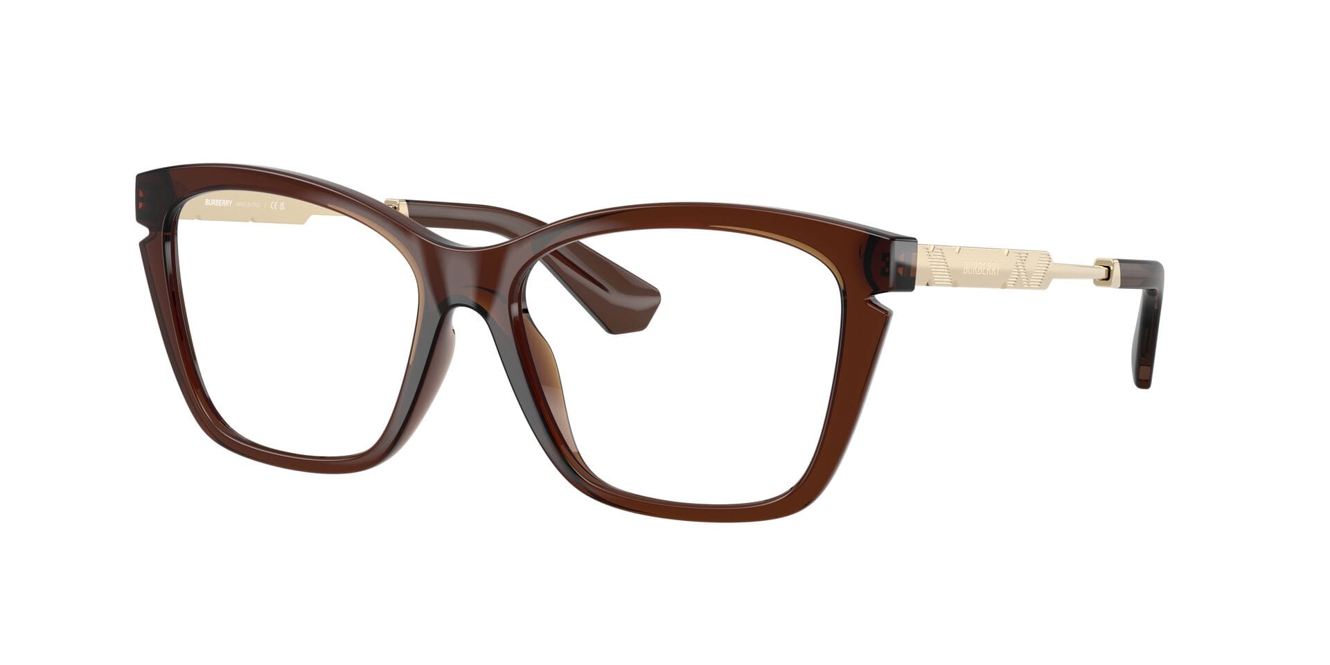 Burberry 0BE2427U Frame Brown Female Full Metal Frame — Brown frame — view 9
