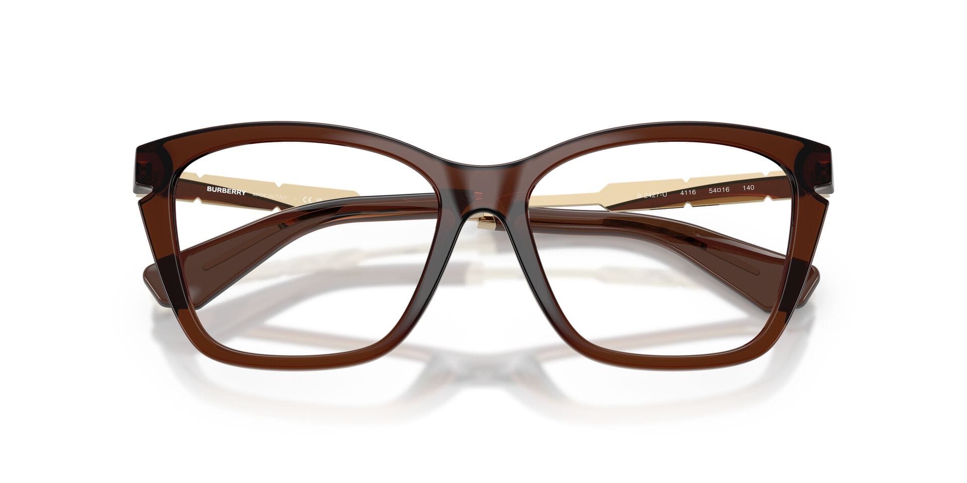 Burberry 0BE2427U Frame Brown Female Full Metal Frame — Brown frame — view 20