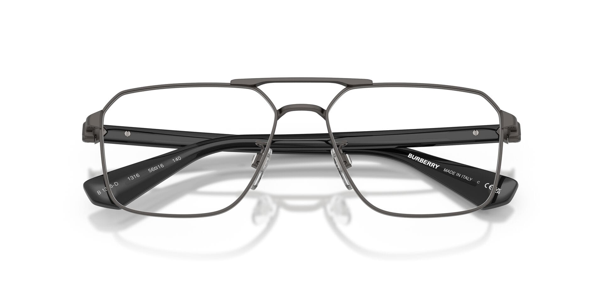Burberry 0BE1395D Frame Grey Male Full Metal Frame — Grey frame — view 20