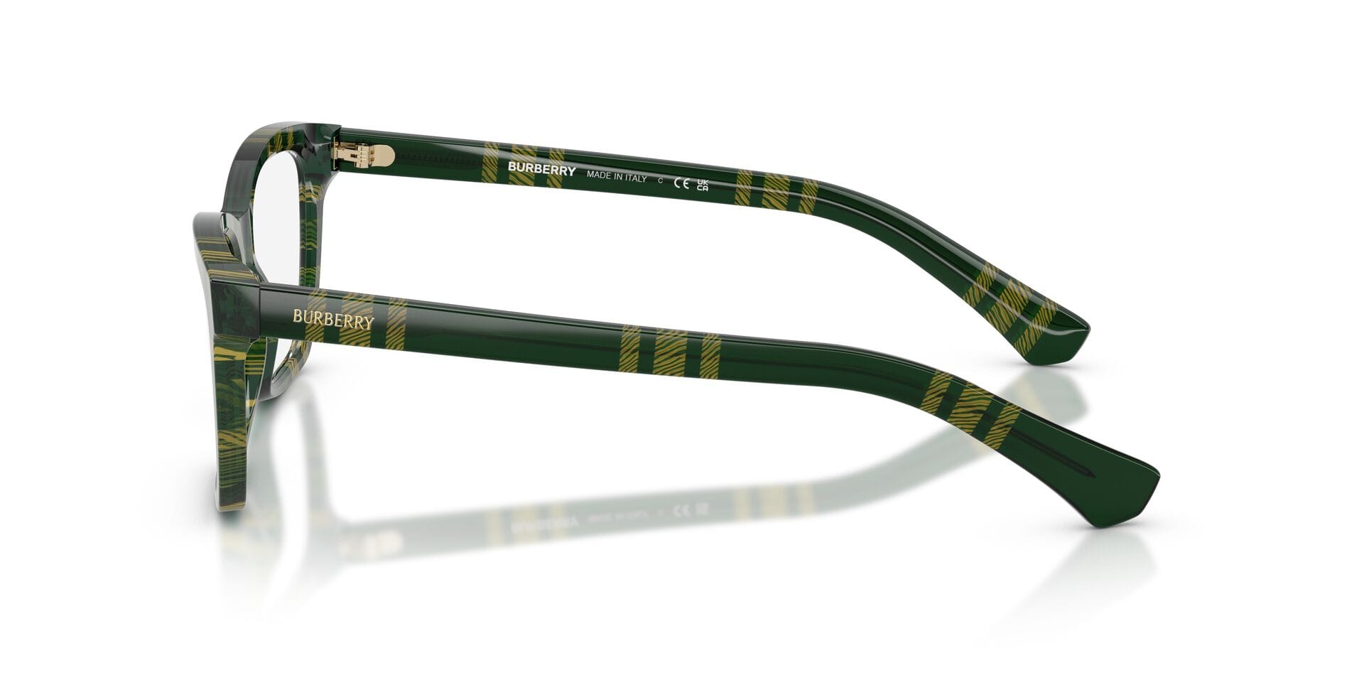 Burberry 0BE2440 Frame Green Female Full Shell Frame — Green frame — view 5